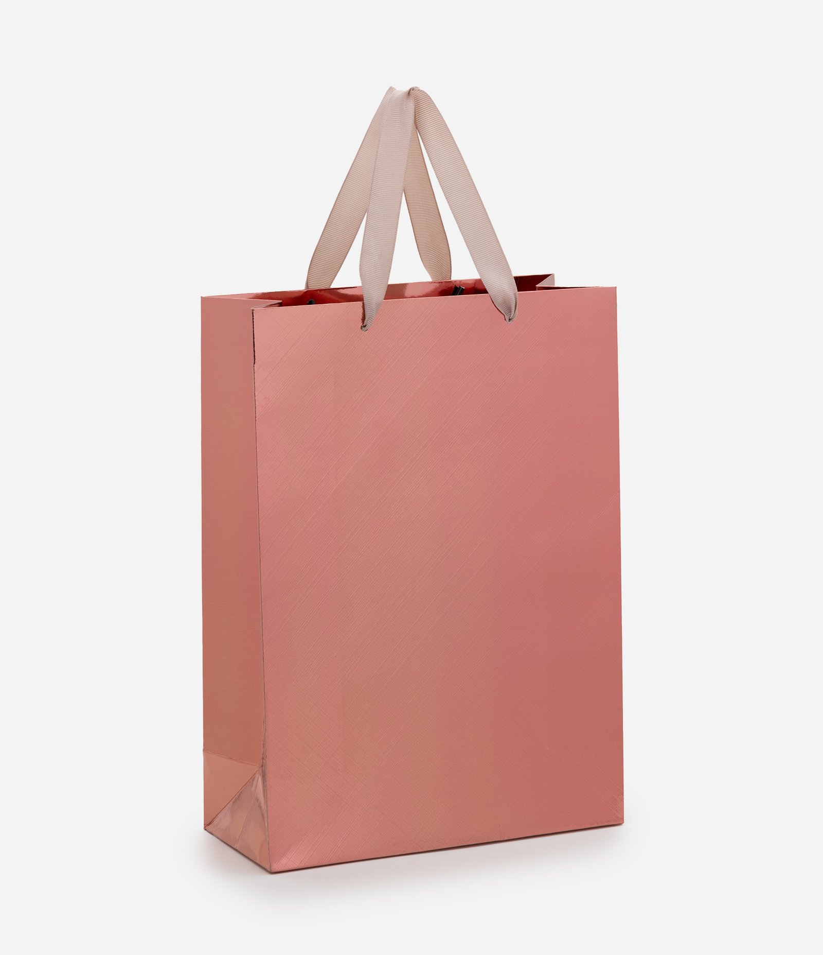 Embalagem de Presente Pequena com Efeito Metalizado Rosa 1