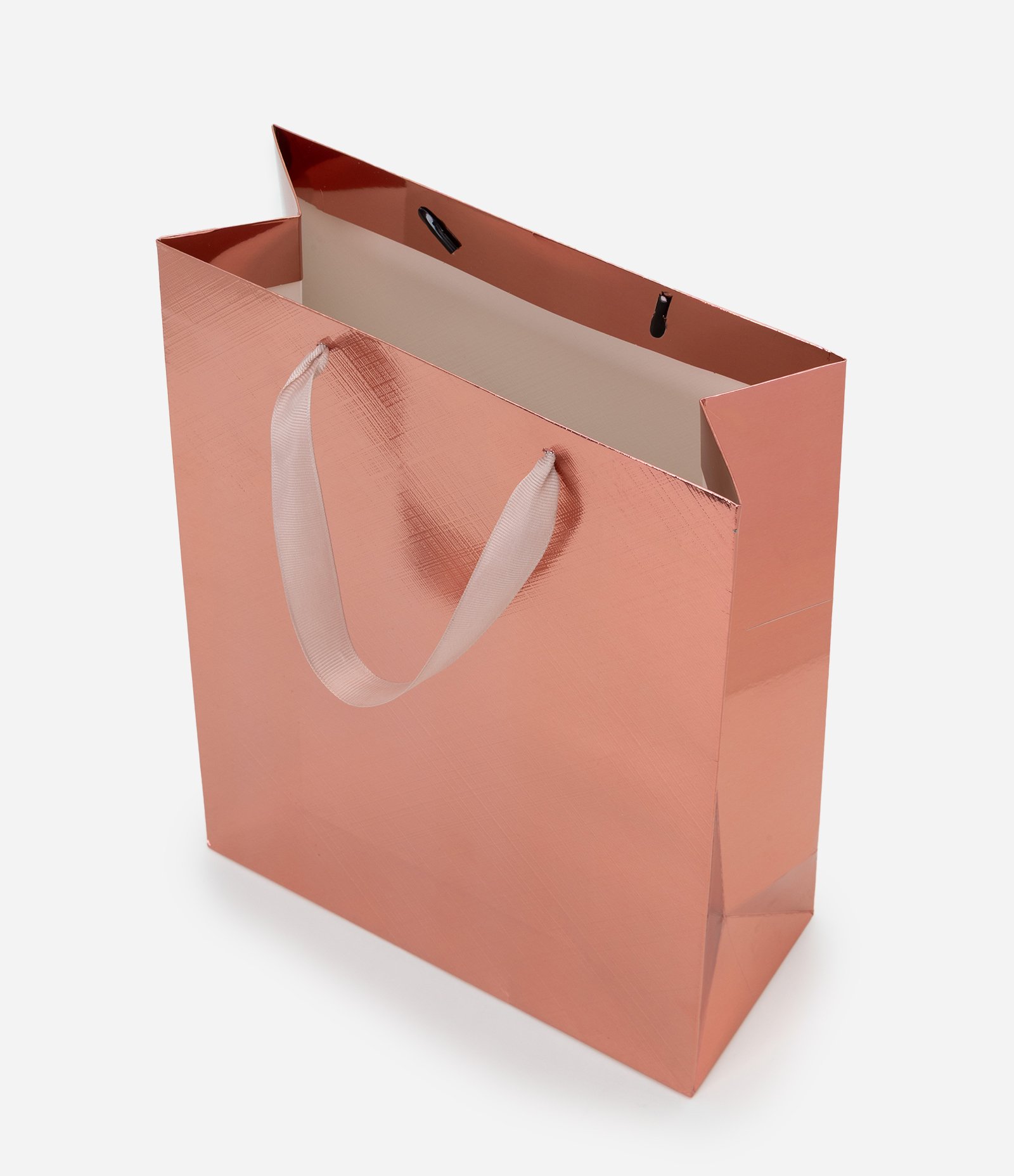 Embalagem de Presente Pequena com Efeito Metalizado Rosa 2