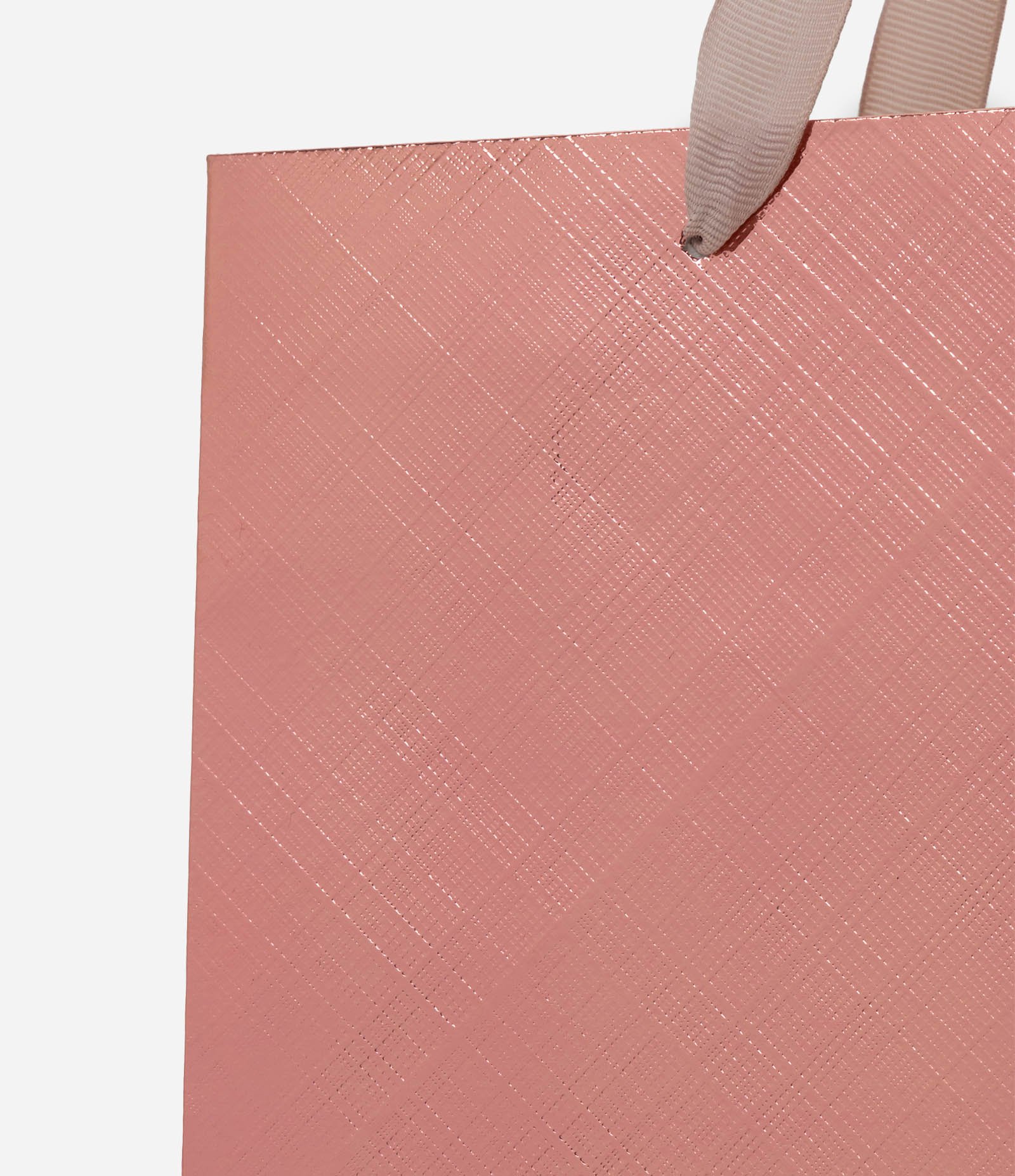 Embalagem de Presente Pequena com Efeito Metalizado Rosa 3