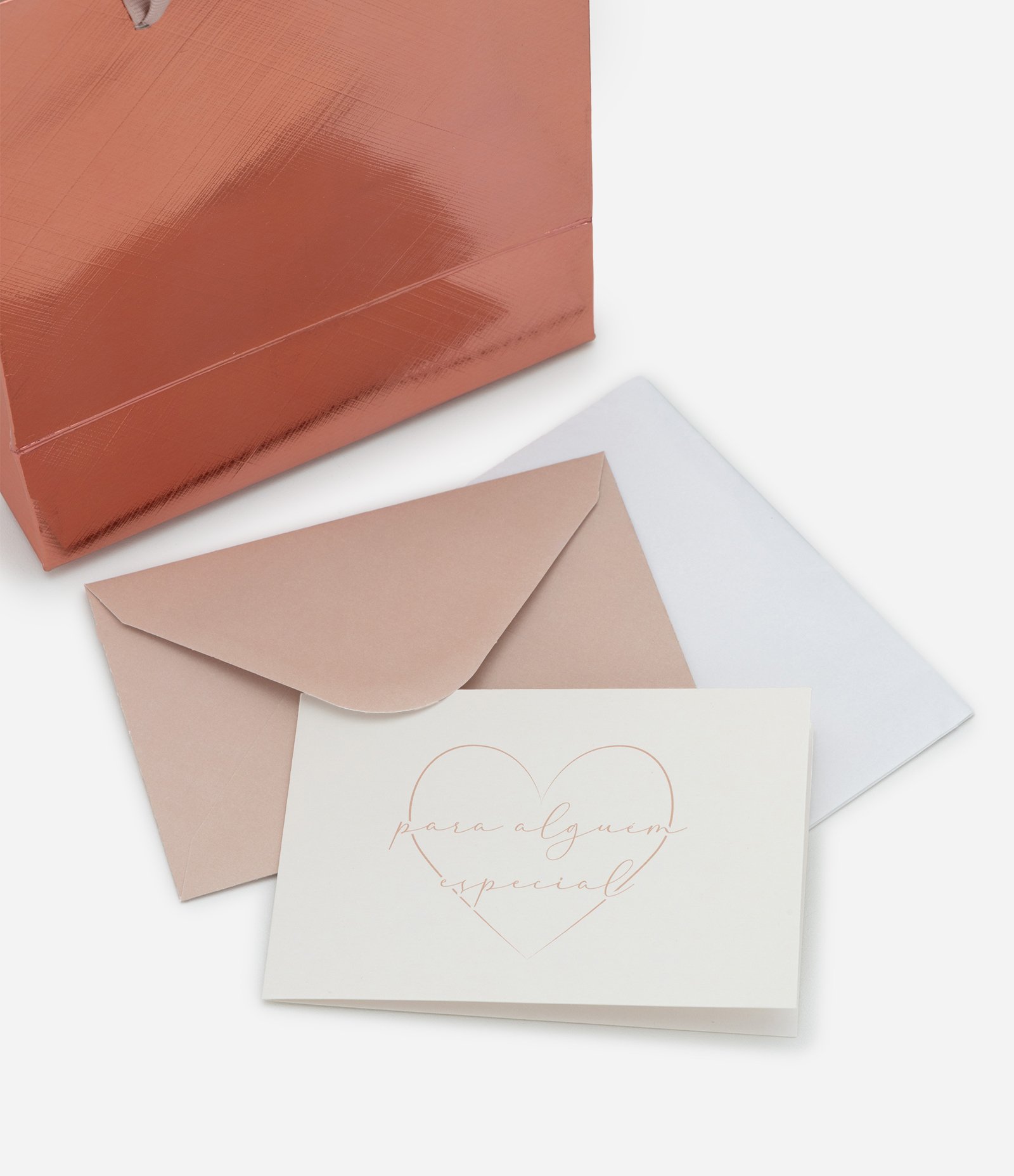 Embalagem de Presente Metalizado Extra Pequeno Rosa 4