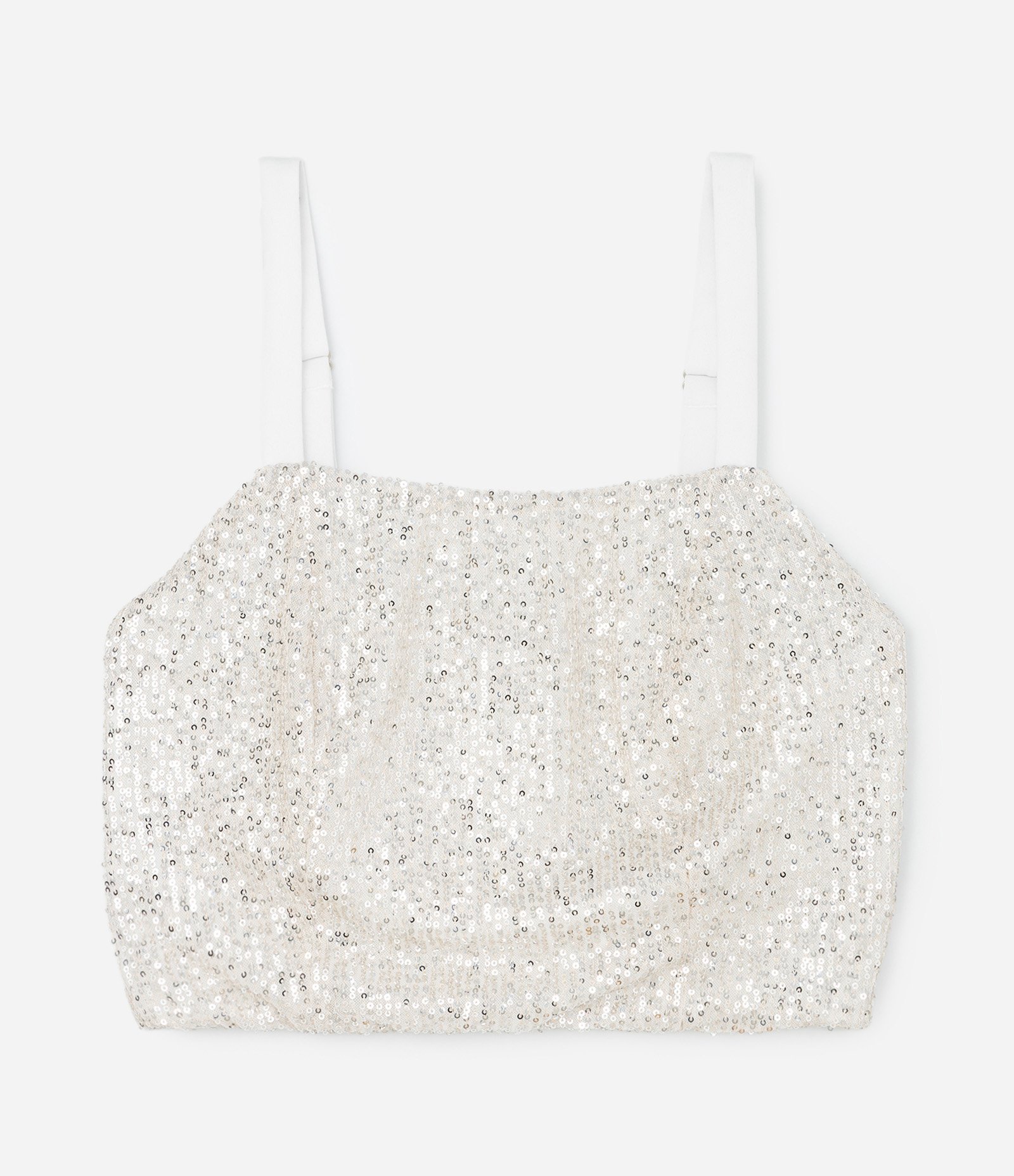 Top Curto em Paetês Curve & Plus Size Dourado 5