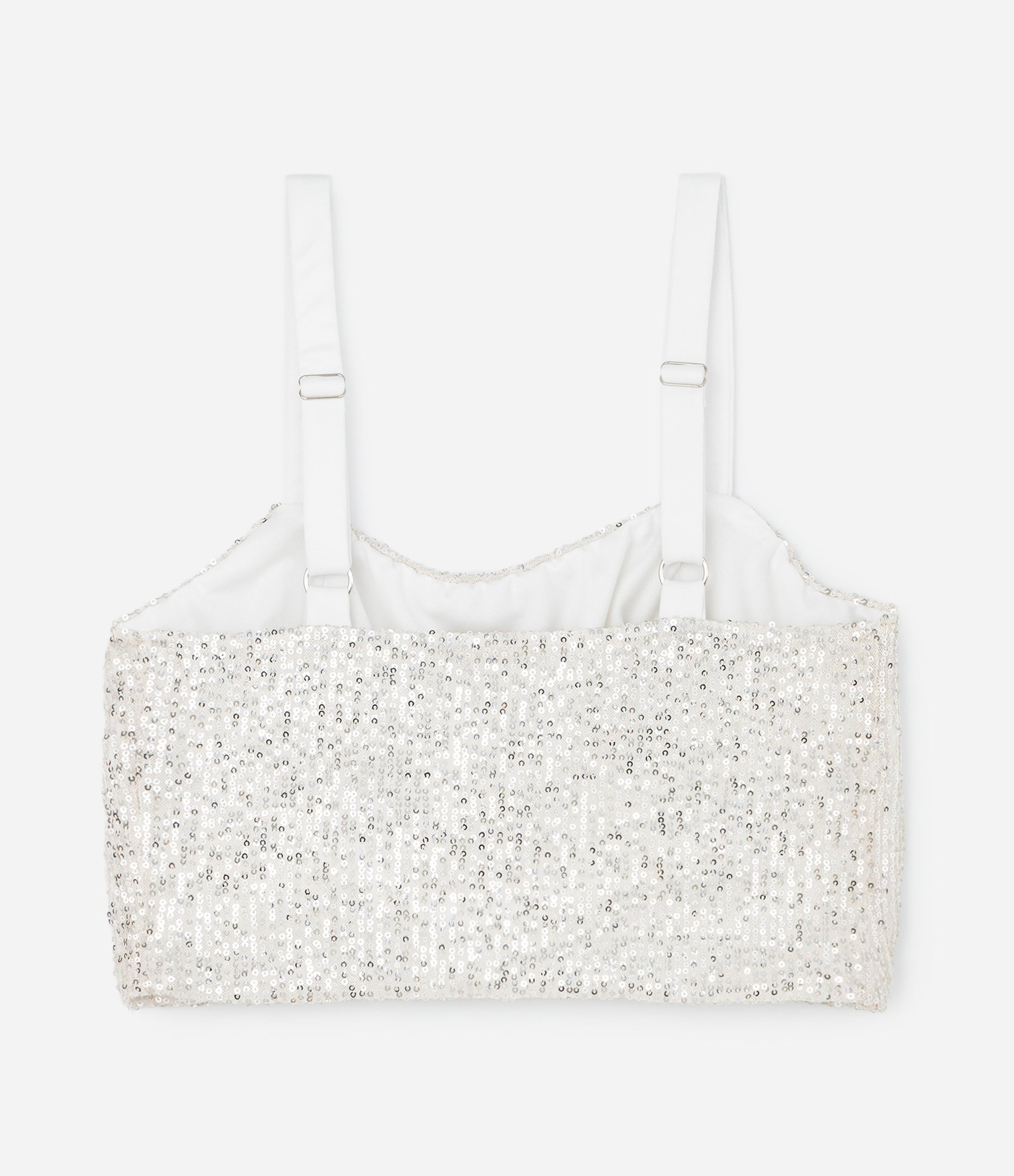 Top Curto em Paetês Curve & Plus Size Dourado 6