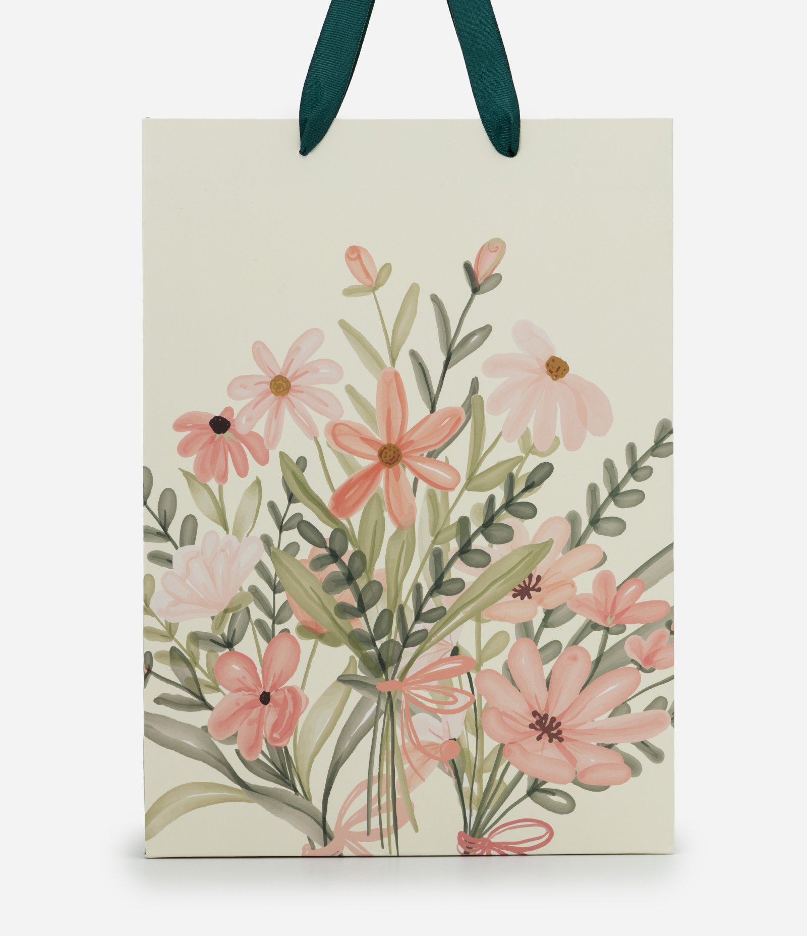 Embalagem de Presente Pequena com Estampa Floral Multicores 3