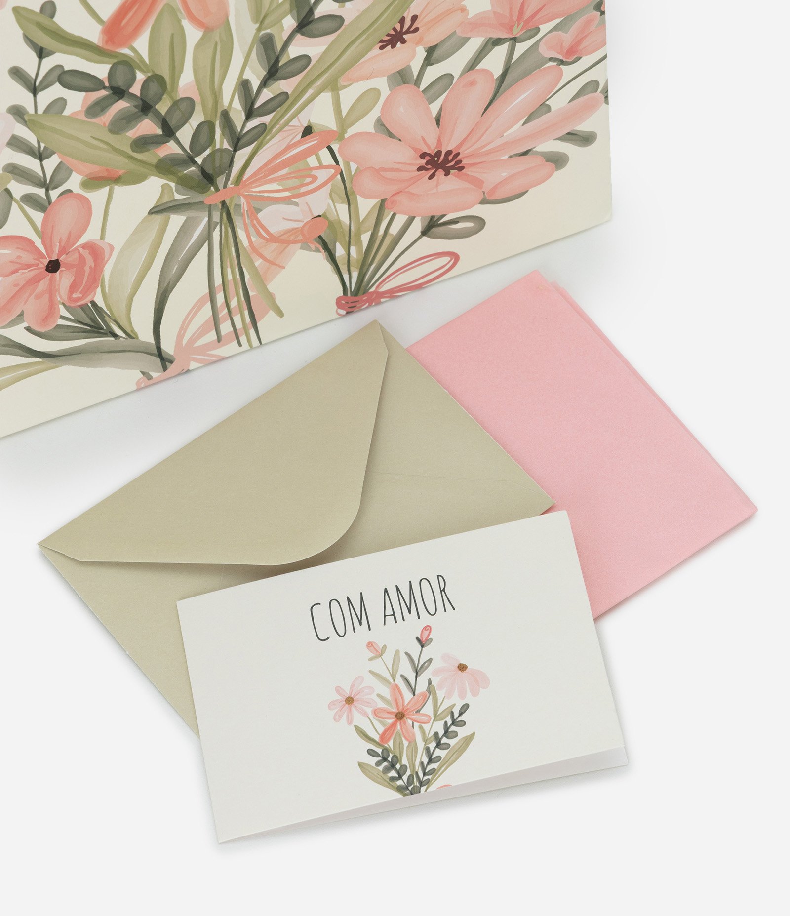 Embalagem de Presente Pequena com Estampa Floral Multicores 4