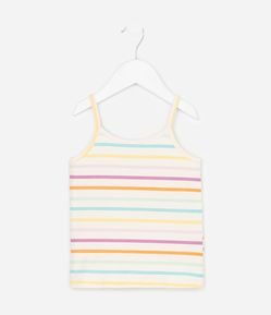 Regata infantil listrada com Alças Fina – Tam 1 a 5/6 Anos