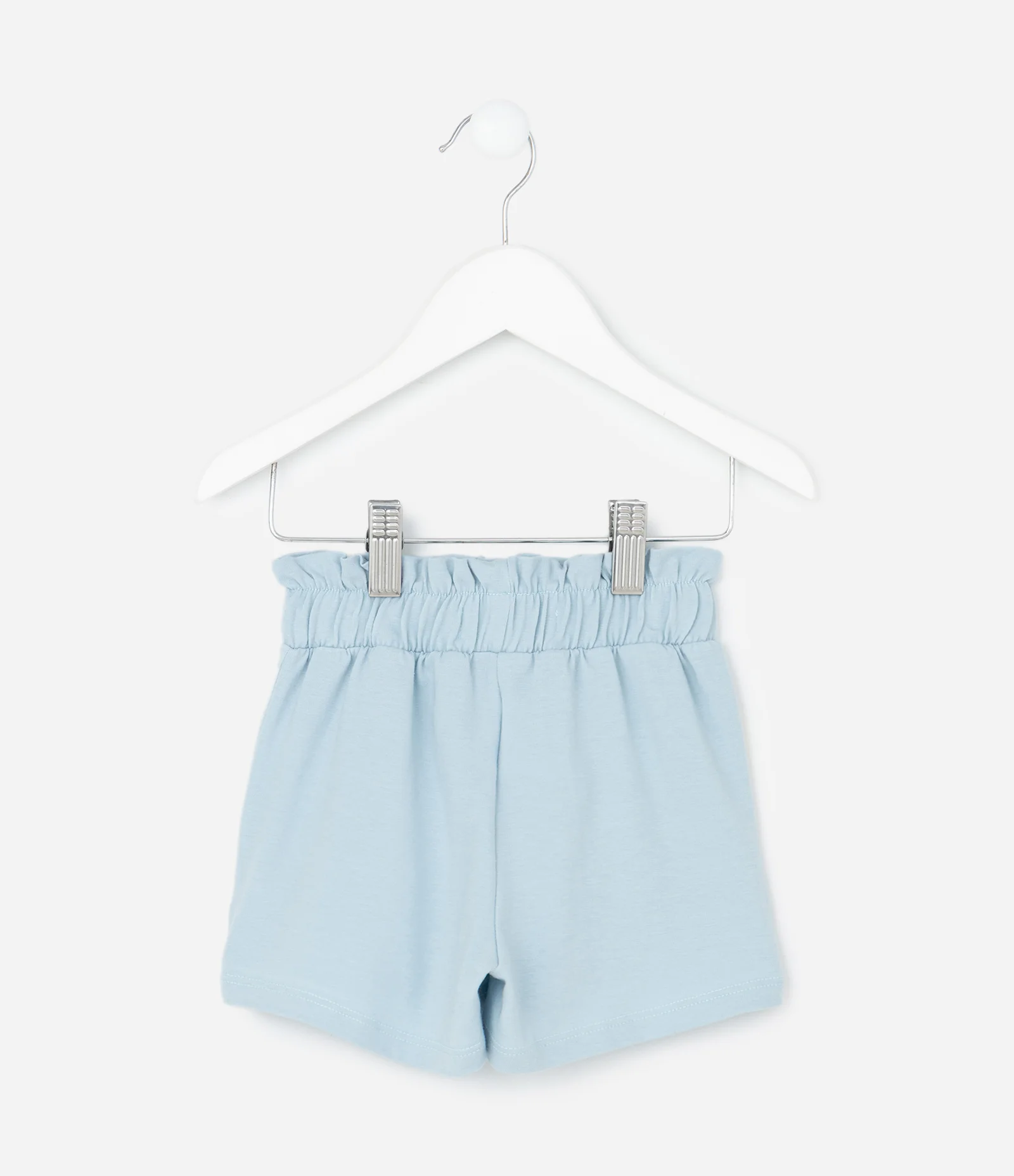 Short Clochard Infantil com Estampa Ícones – Tam 1 a 5/6 Azul Claro 2