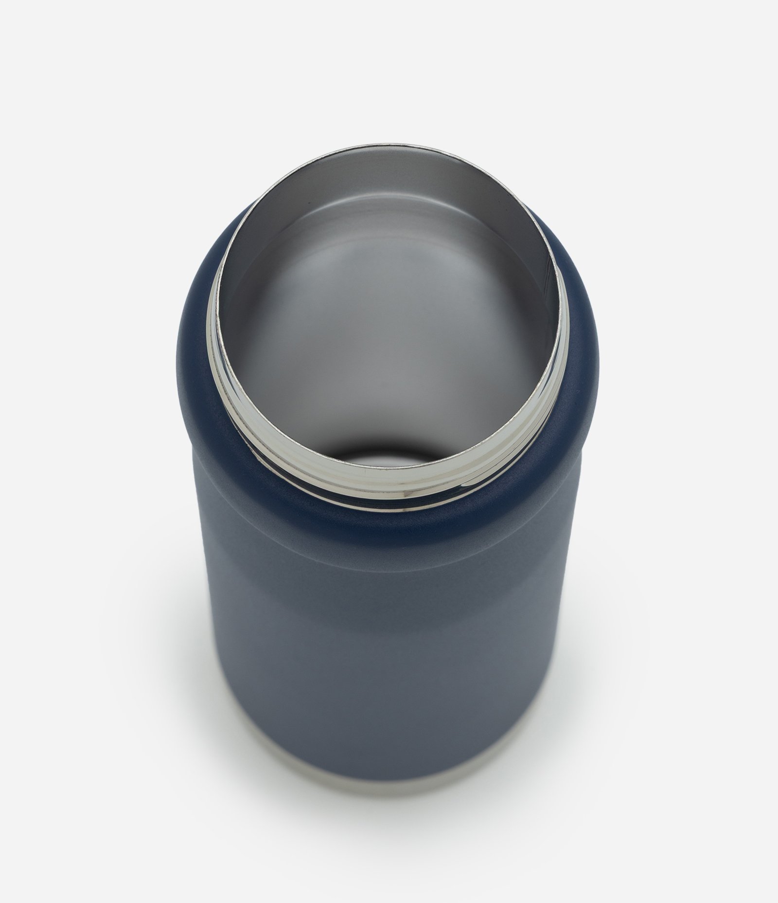 Garrafa Térmica em Metal com Alça e Canudo 900ml Azul Escuro 3