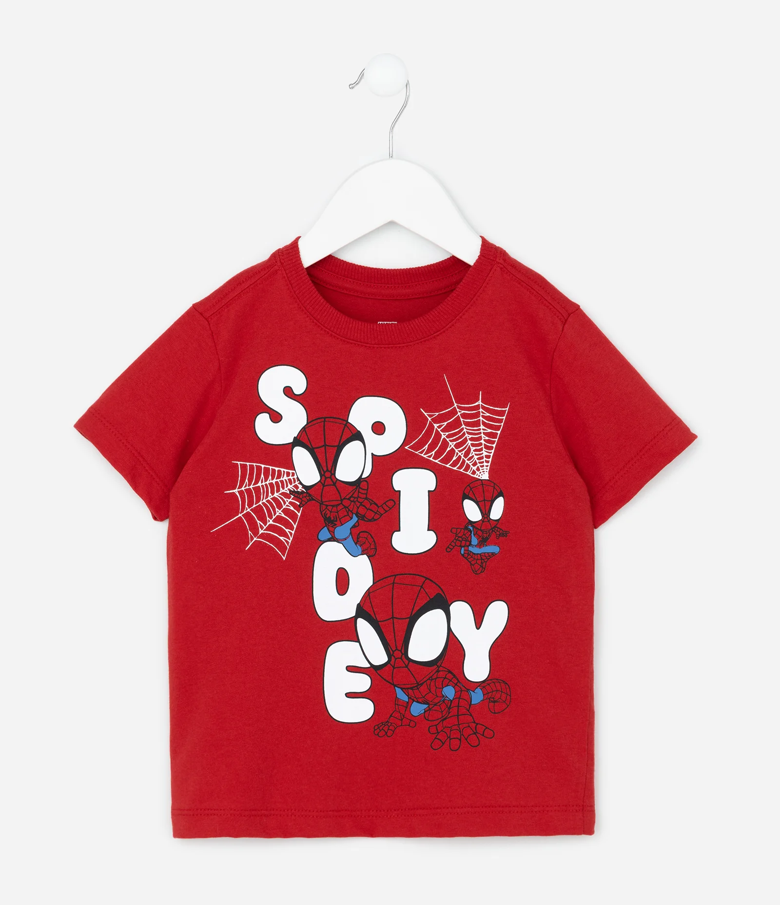 Camiseta Infantil com Estampa Divertida Spidey  – Tam 2 a 6 Anos Vermelho 1