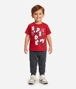 Camiseta Infantil com Estampa Divertida Spidey  – Tam 2 a 6 Anos