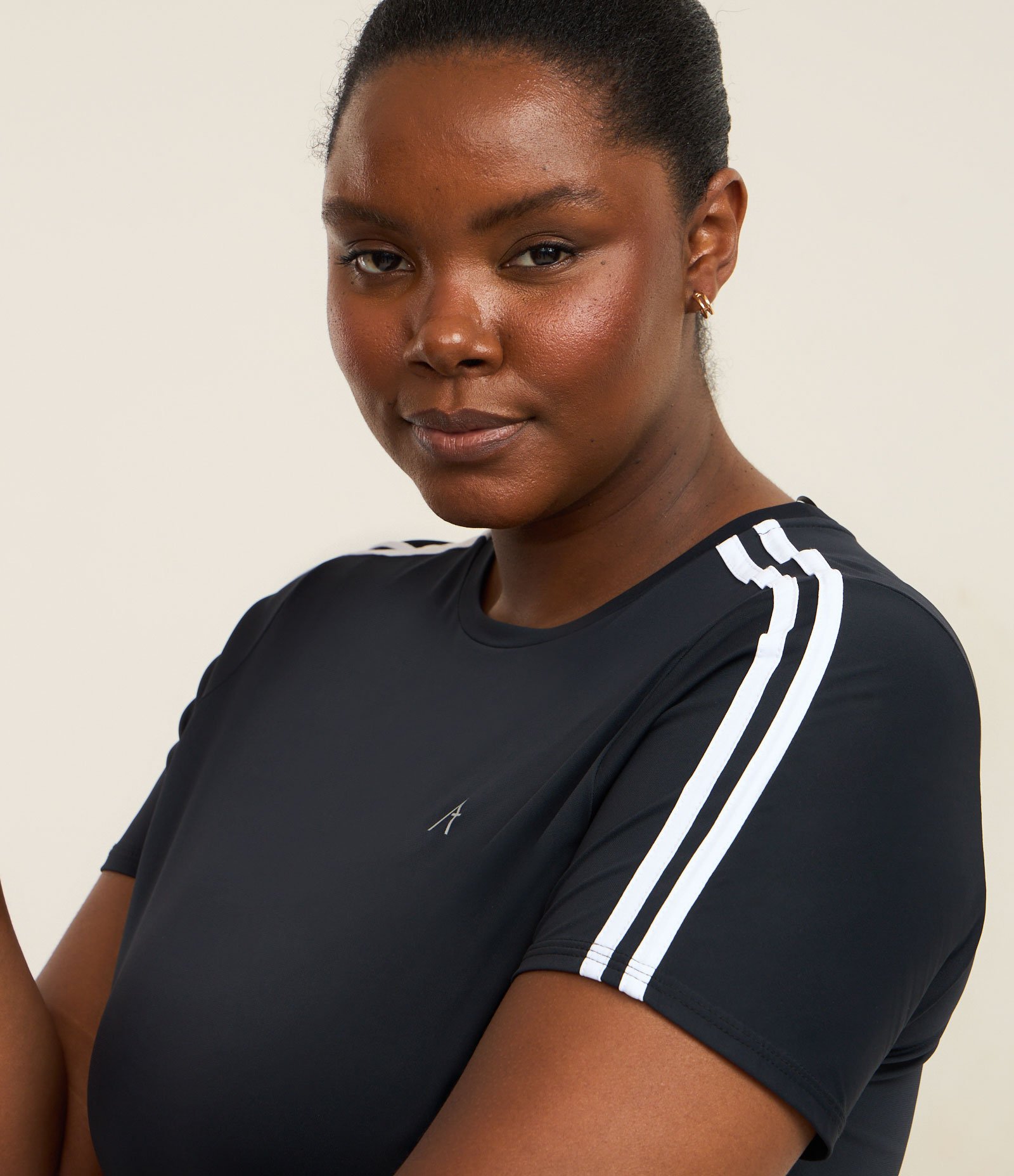 Camiseta Esportiva Tecnologia Dry Curve e Plus Size Preto 2