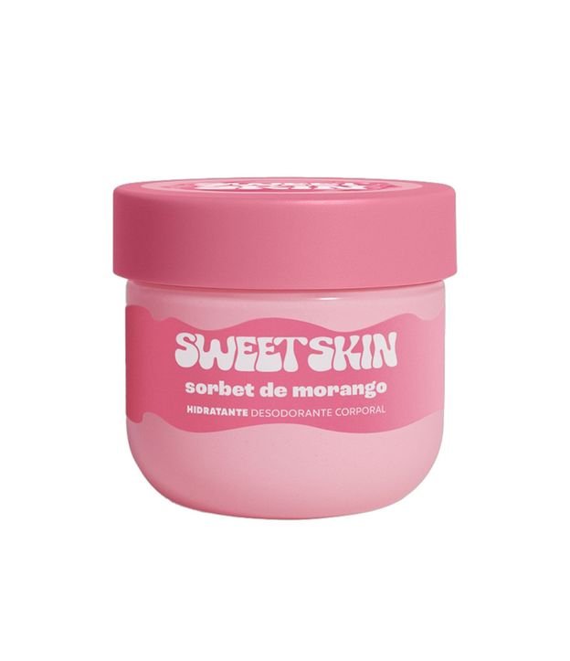 Hidratante Corporal Gelato Morango ao Leite Sweet Skin Dailus