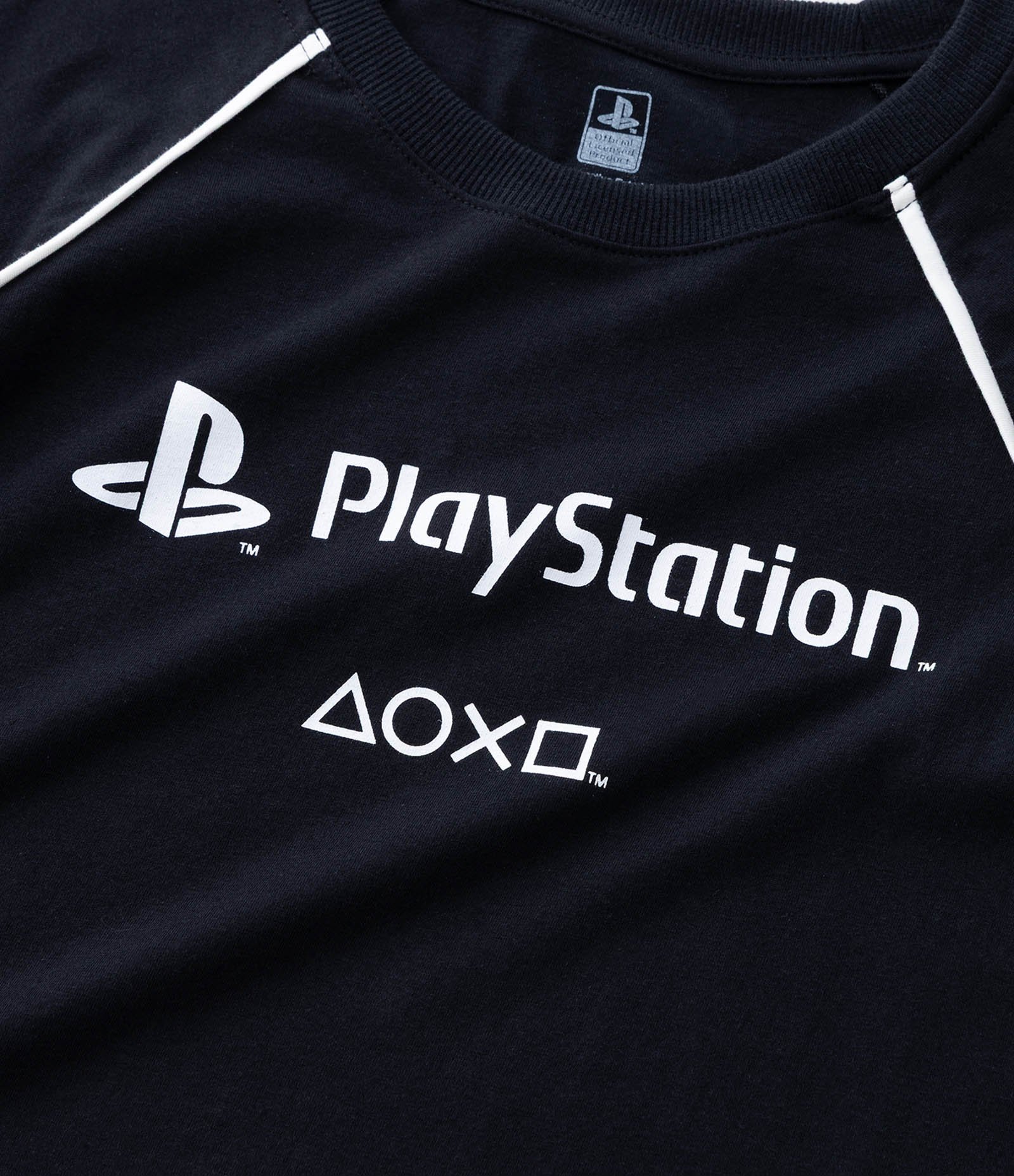 Camiseta Infantil PlayStation com Viés – Tam 5 a 14 Anos Preto 4