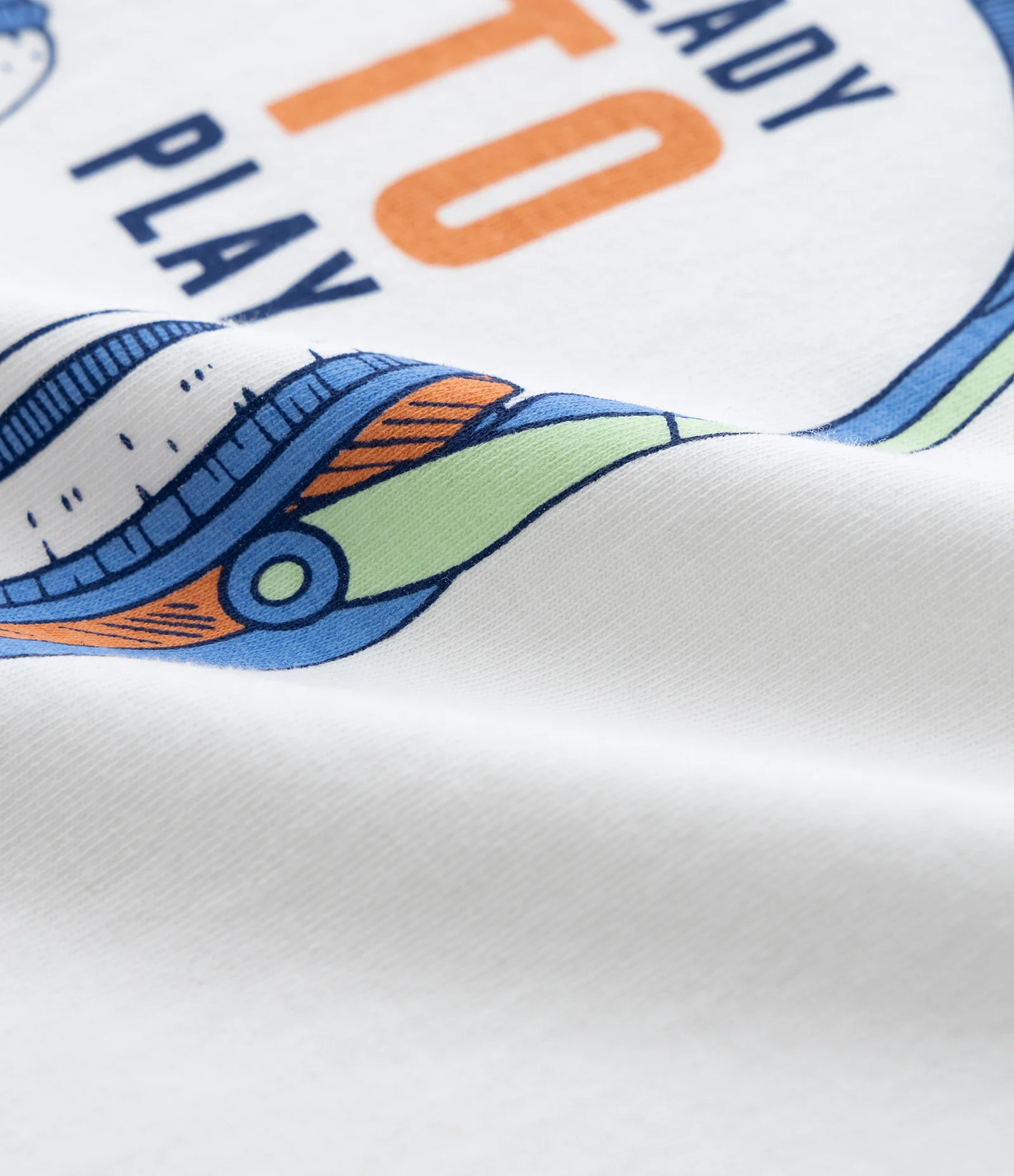 Camiseta Infantil Regular com Fone Ready to Play - Tam 5 a 14 Anos Branco 3