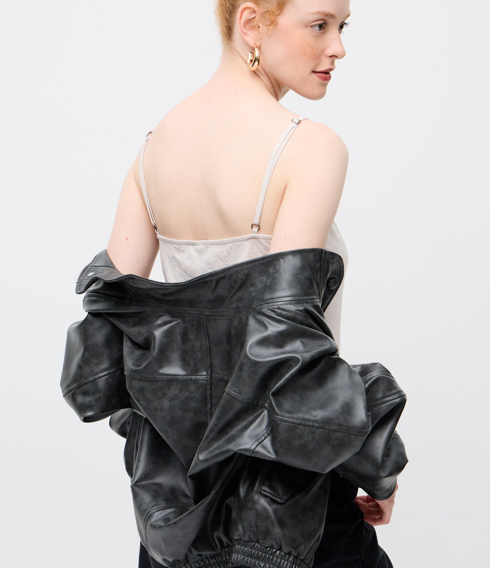 Blusa de Alça Fina com Renda no Decote Branco 3