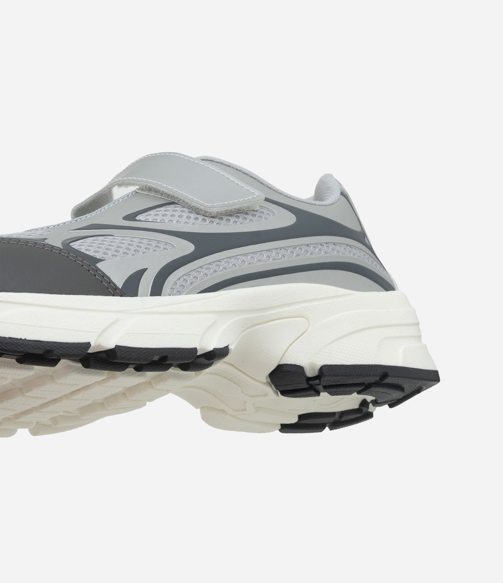 Tênis Jogging Mary Jane em PU com Tira Prata 7