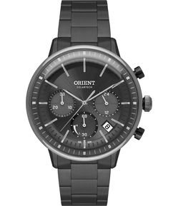 Relógio Cronógrafo Tecnologia Solartech Aço Orient