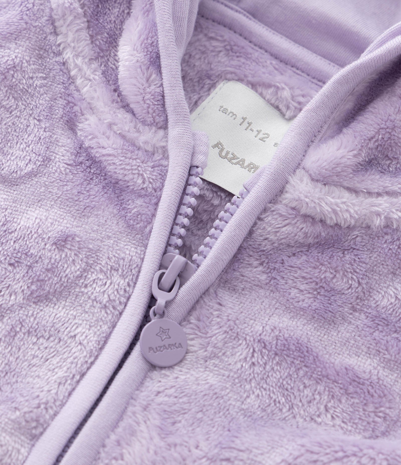 Jaqueta Infantil com Capuz e Relevo de Corações – Tam 5 a 16 Anos Roxo 4