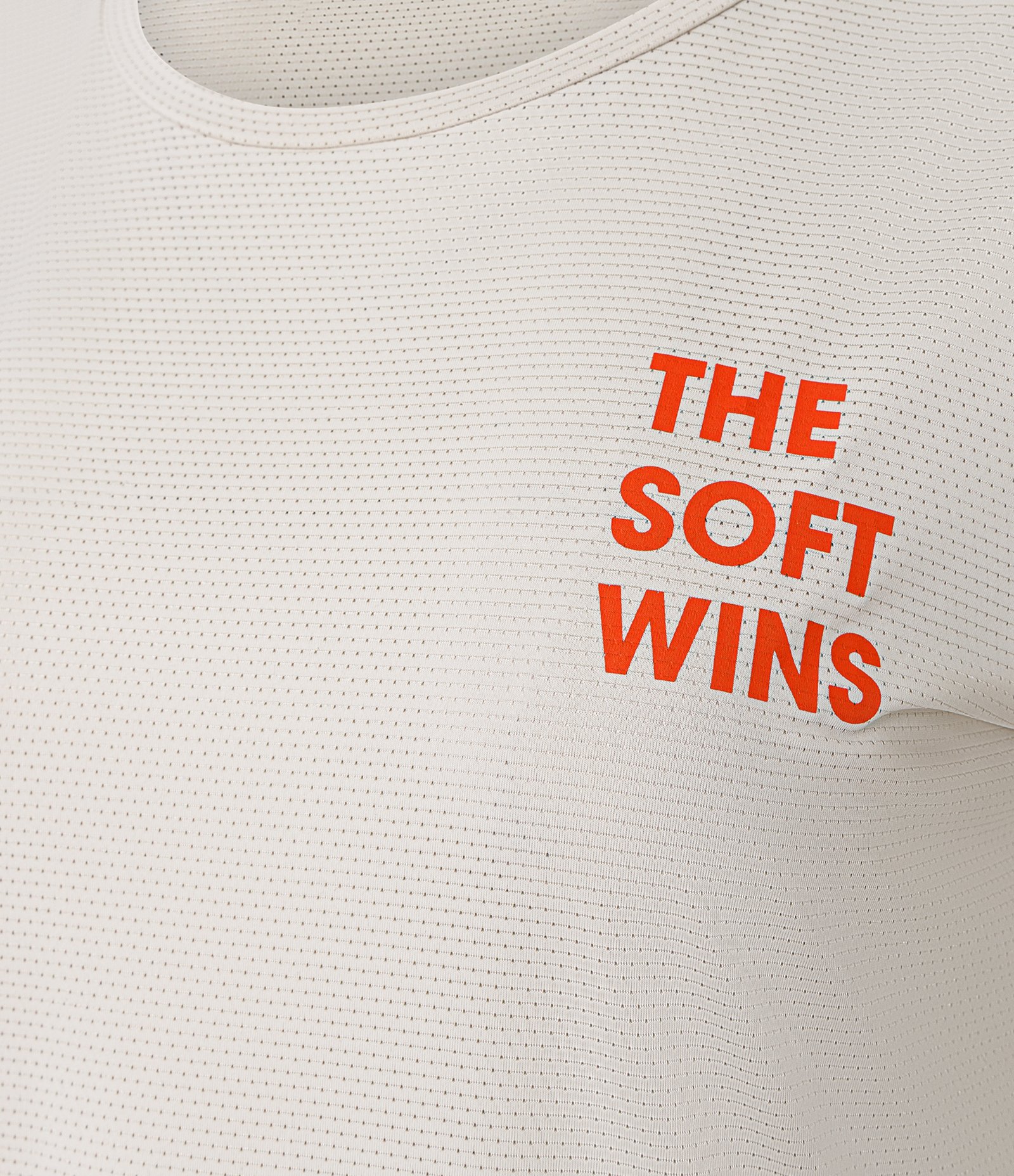 Camiseta Esportiva em Microfibra Manga com Curta Bege 5