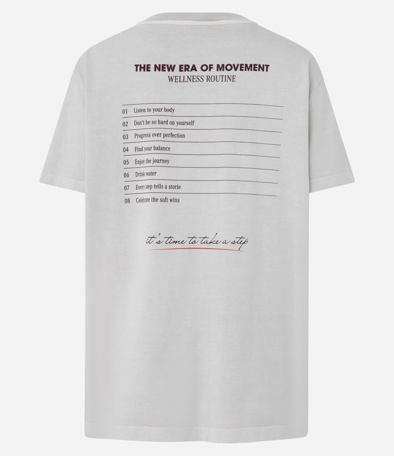 Camiseta em Algodão Estampada e Mangas Curtas Bege 6