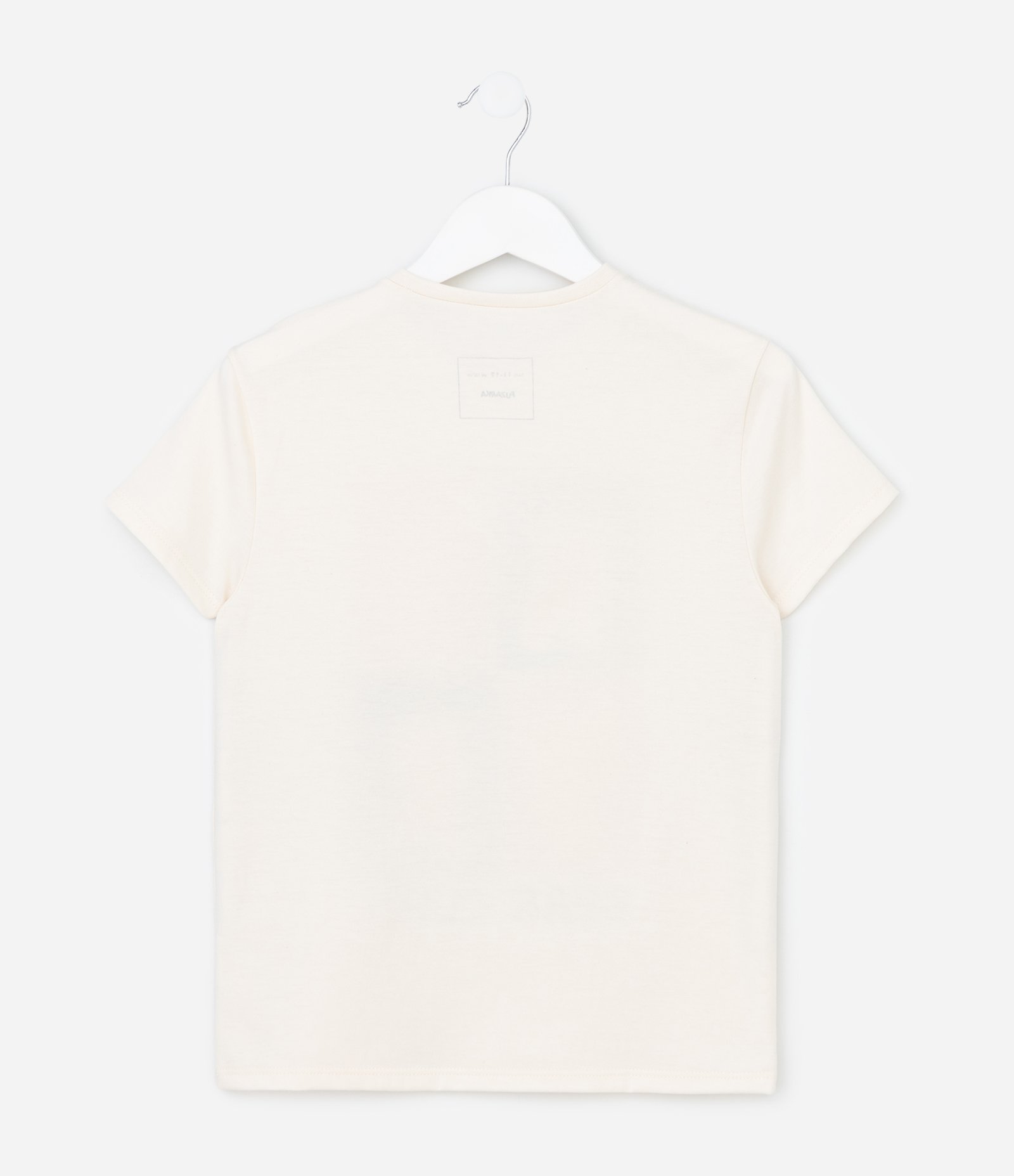 Camiseta Infantil Slim com Estampa Bear Club - Tam 5 a 14 Anos Bege 2