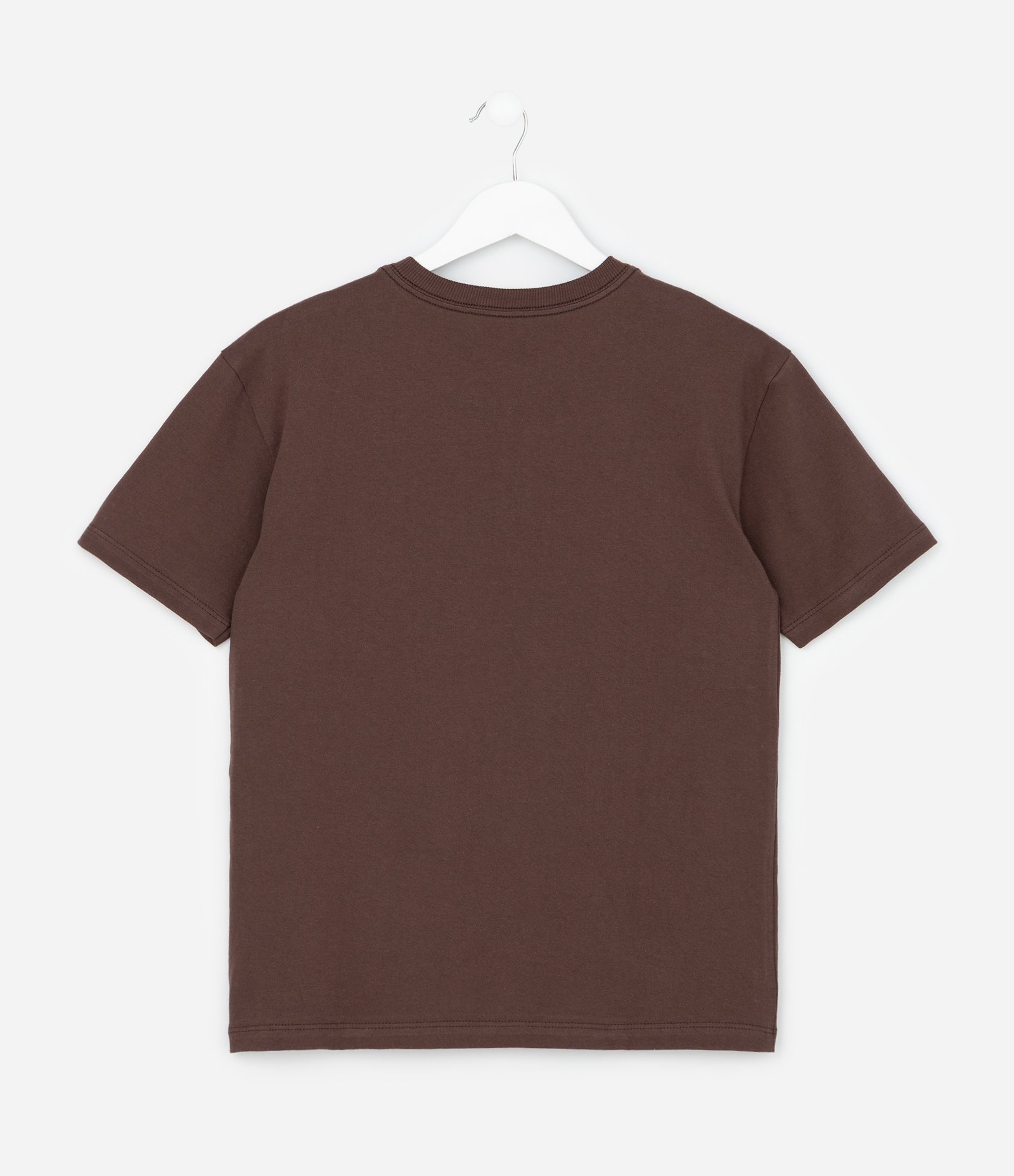 Camiseta Infantil Relaxed com Estampa NASA e Foguete – Tam 5 a 14 Anos Marrom 2