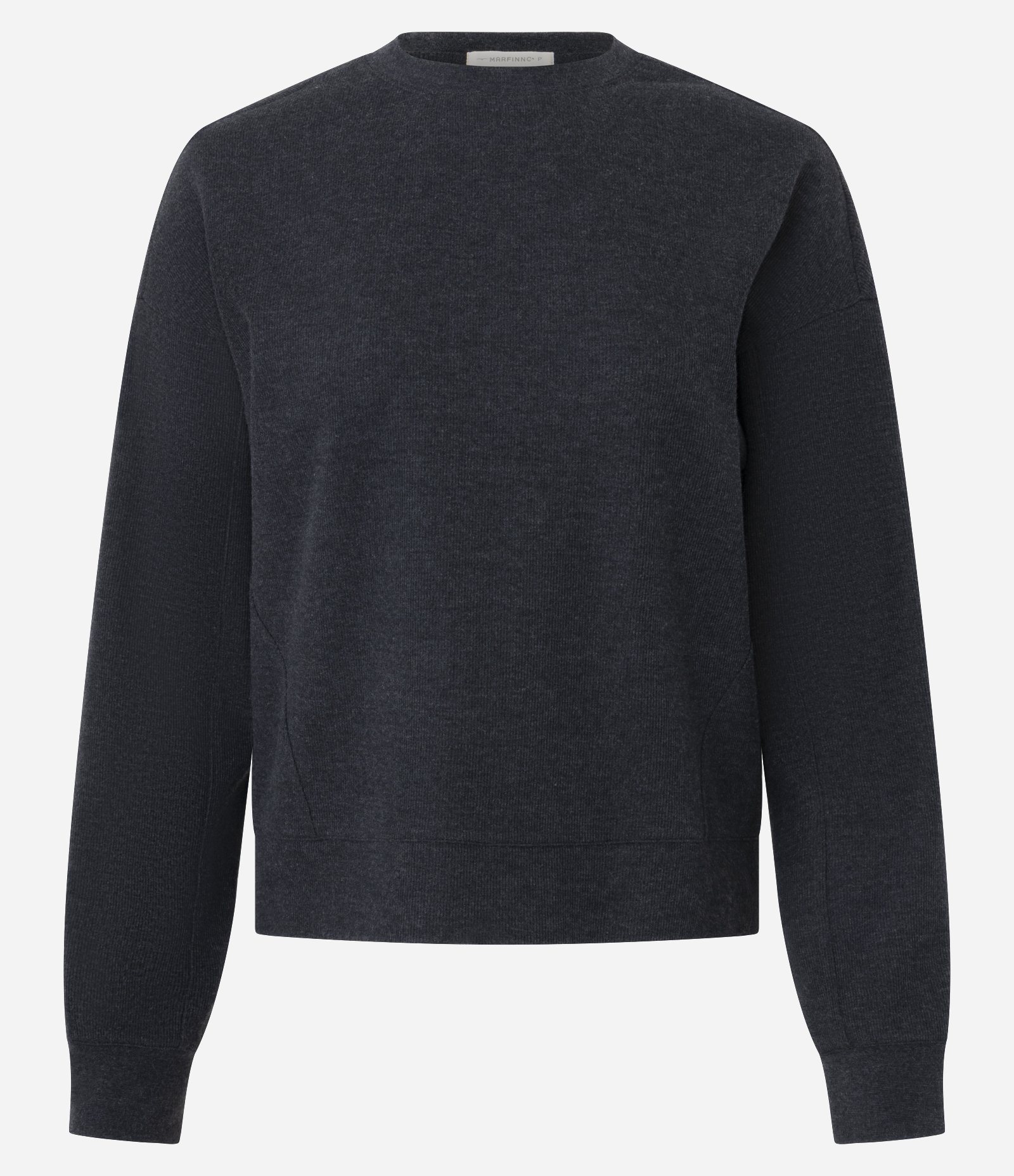 Blusa Básica Regular em Moletom Cinza Mescla 1
