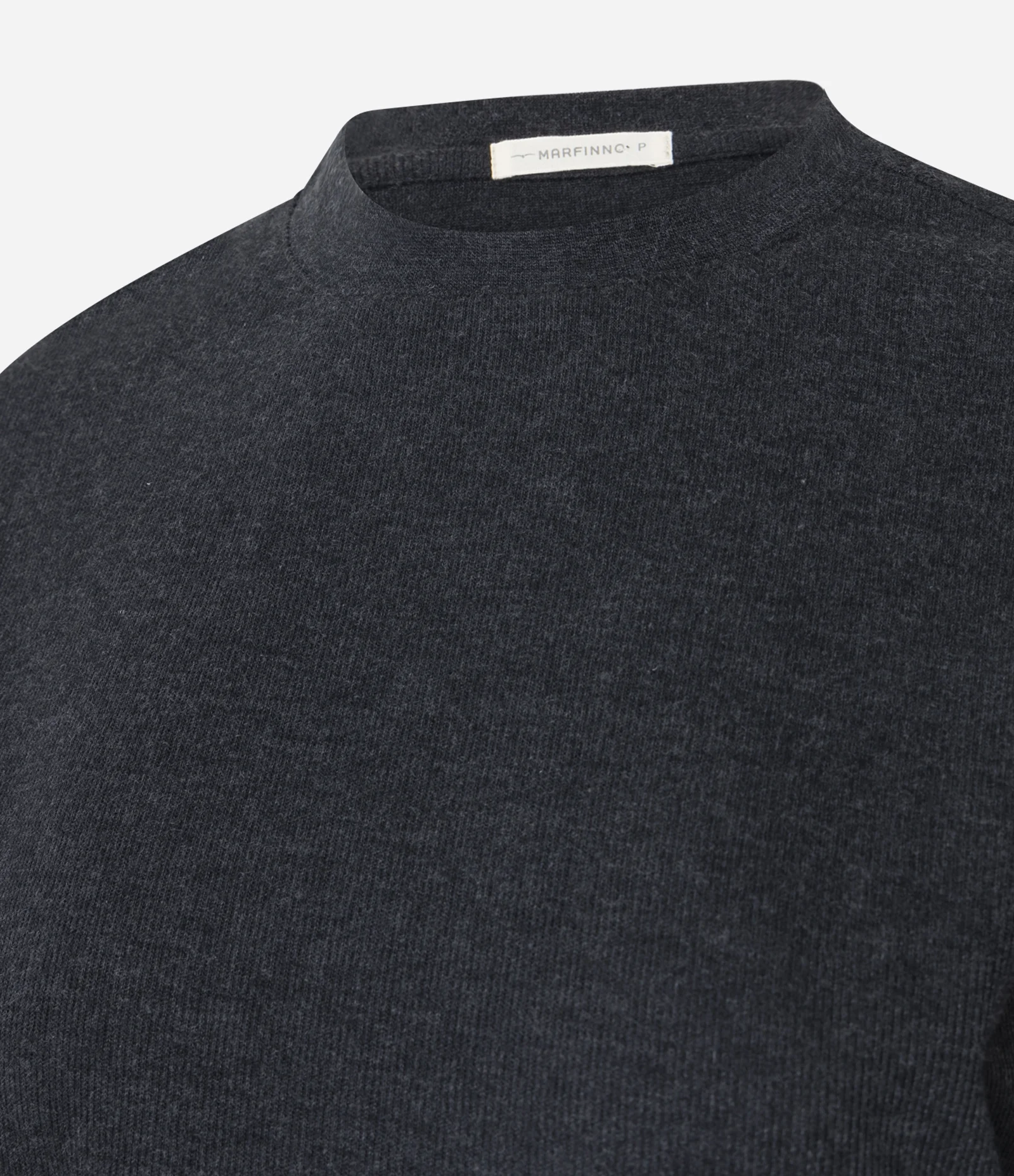 Blusa Básica Regular em Moletom Cinza Mescla 2