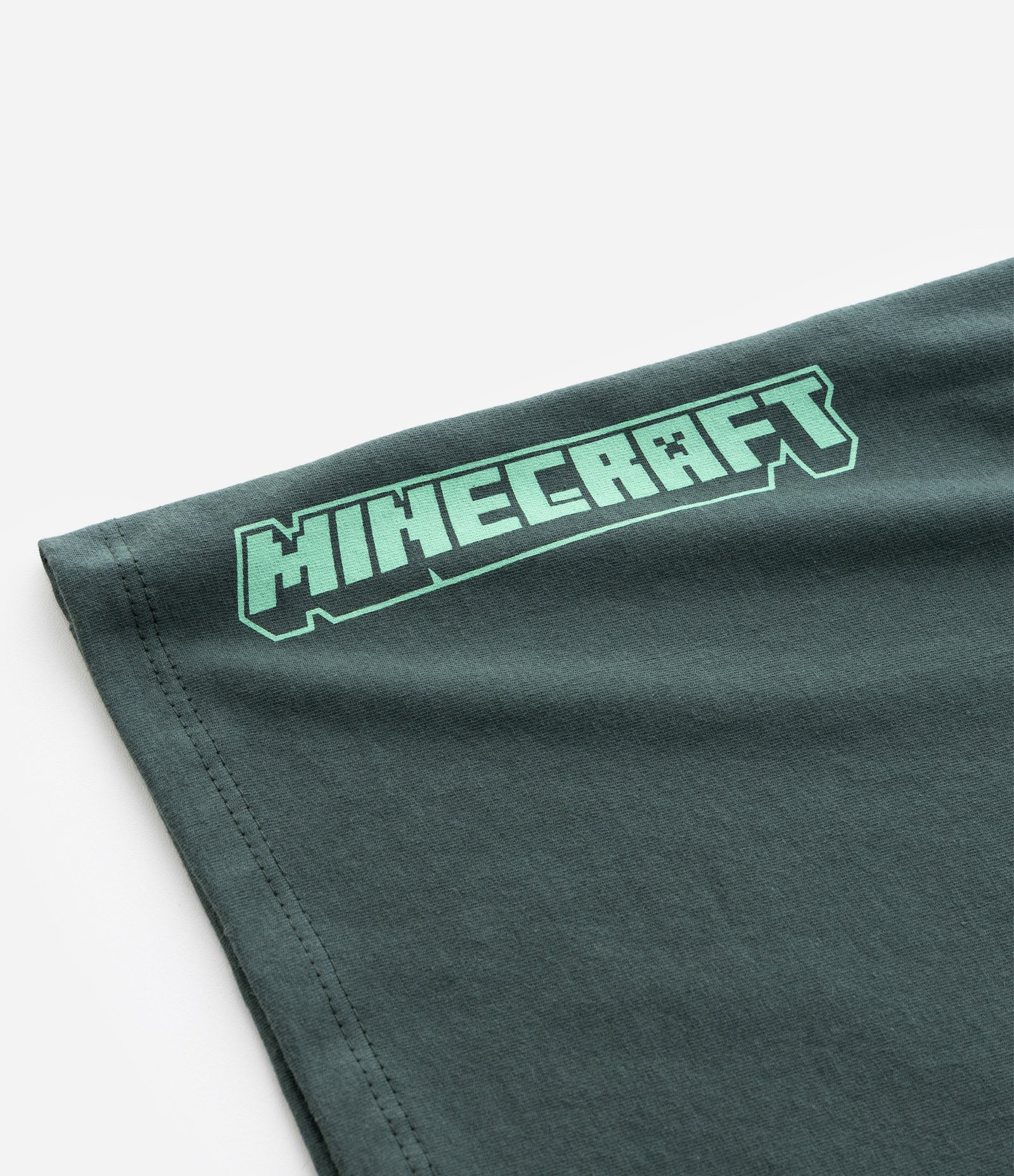 Camiseta Infantil em Algodão com Estampa Minecraft – Tam 5 a 14 Anos Verde Escuro 4