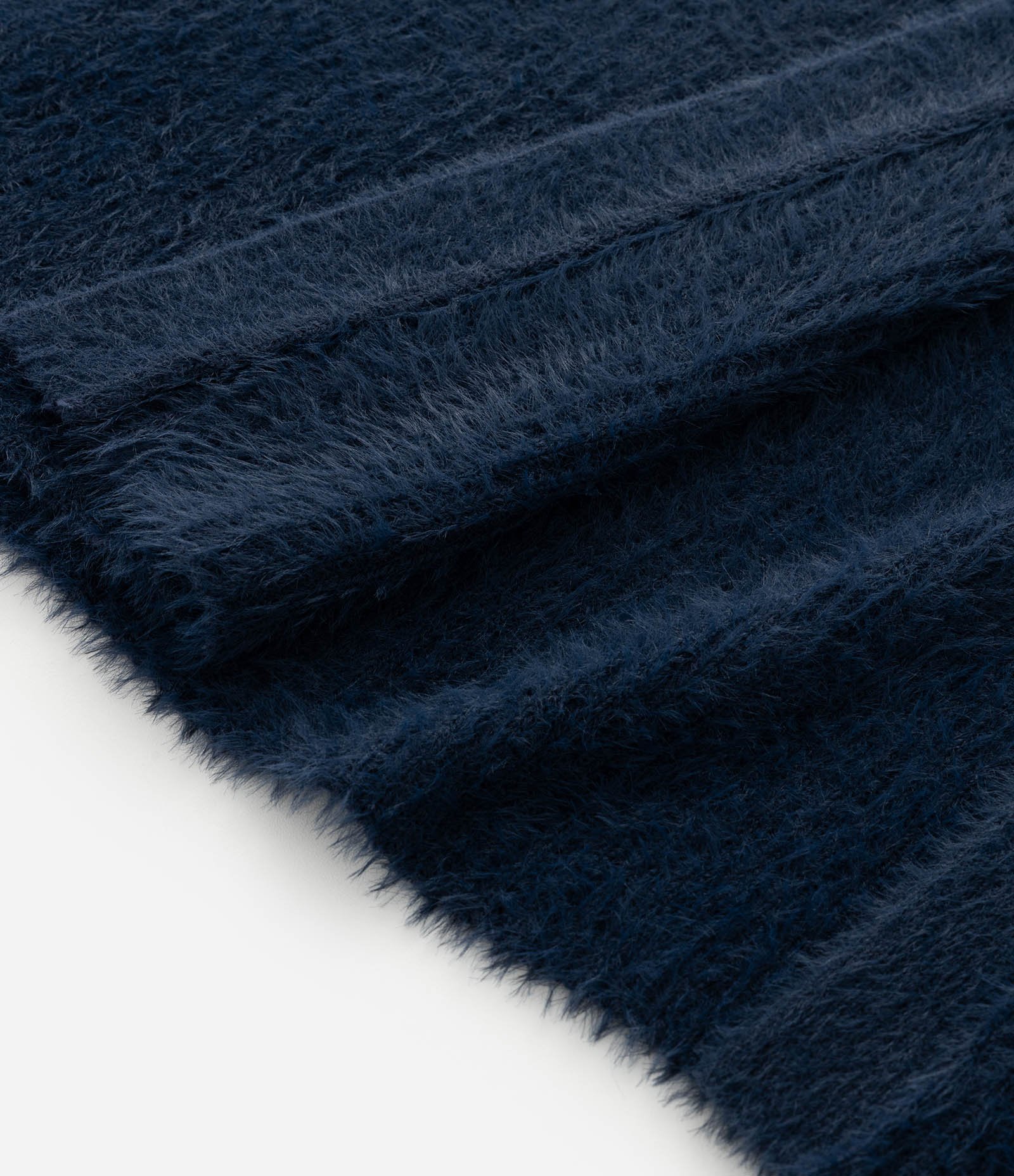 Cardigan Alongado em Tricô Retilíneo Curve & Plus Size Azul 5