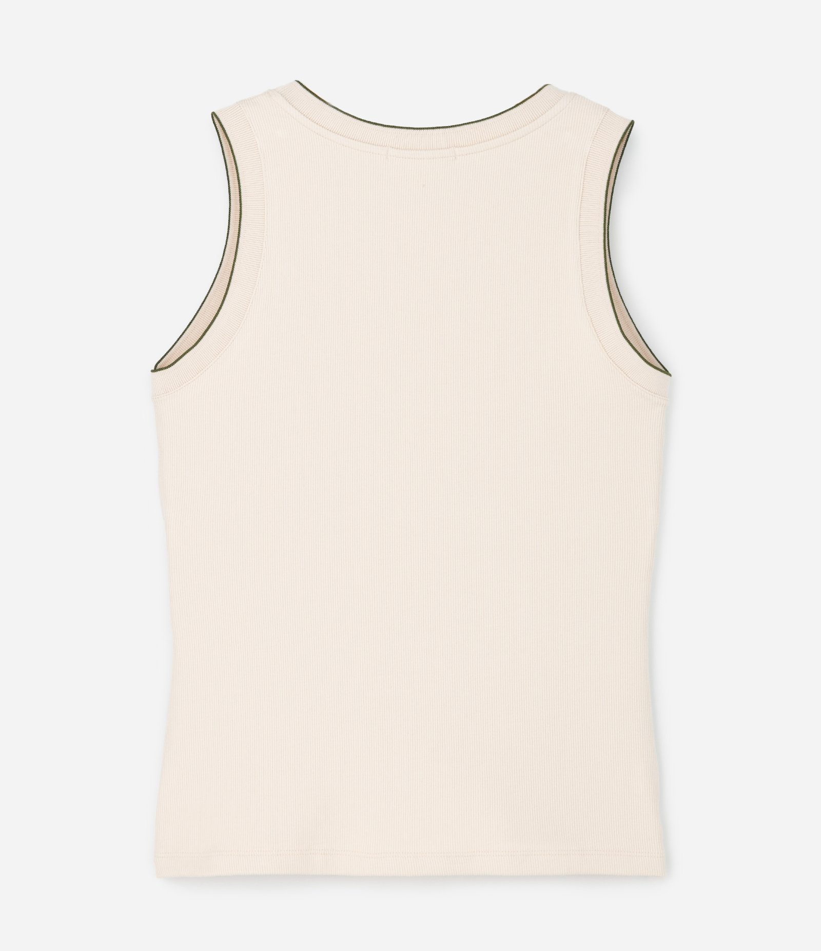 Regata em Ribana com Retilínea no Decote Curve & Plus Size Off White 5