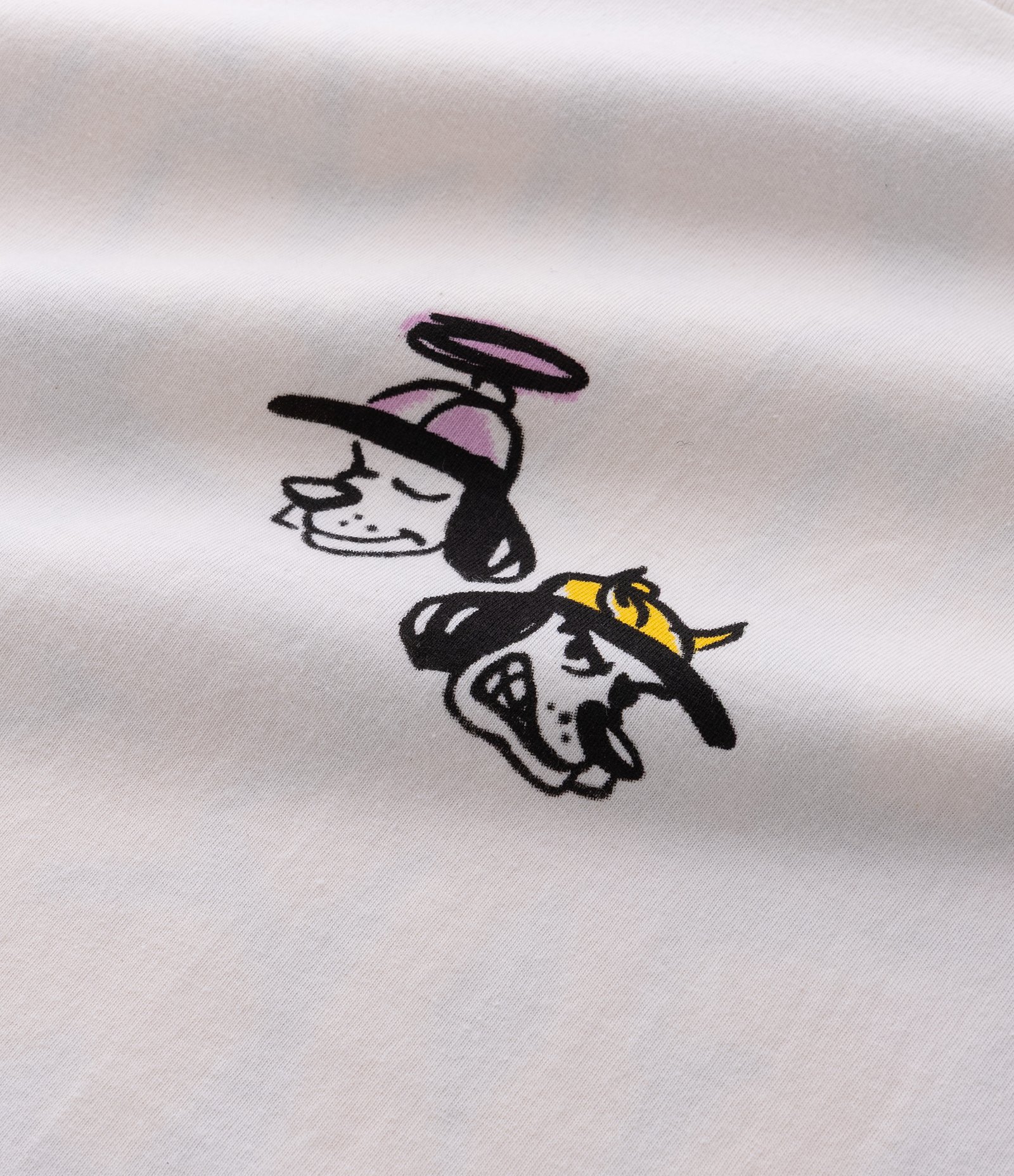 Camiseta Comfort em Algodão com Estampa Dog Spray Branco 8