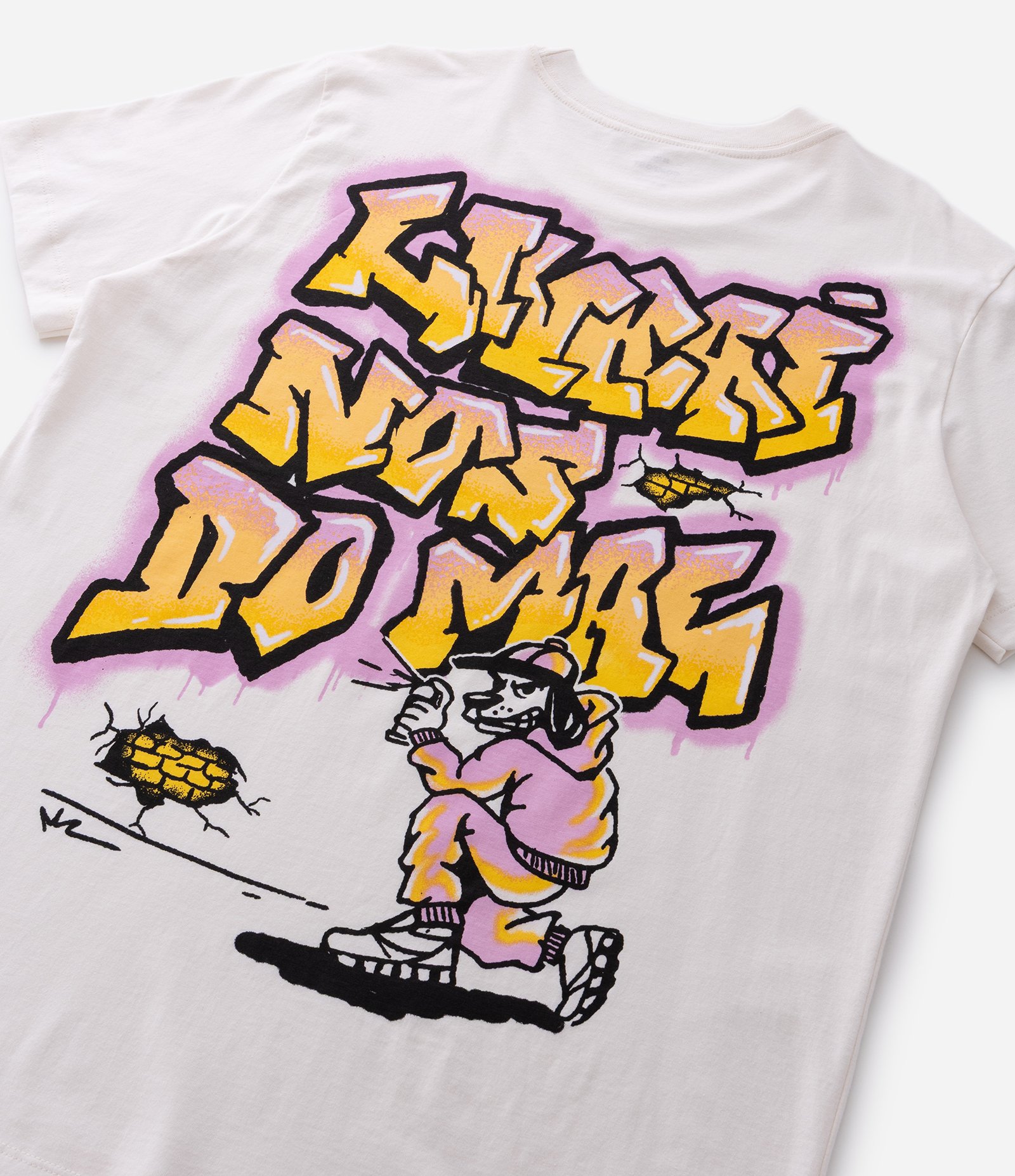 Camiseta Comfort em Algodão com Estampa Dog Spray Branco 9