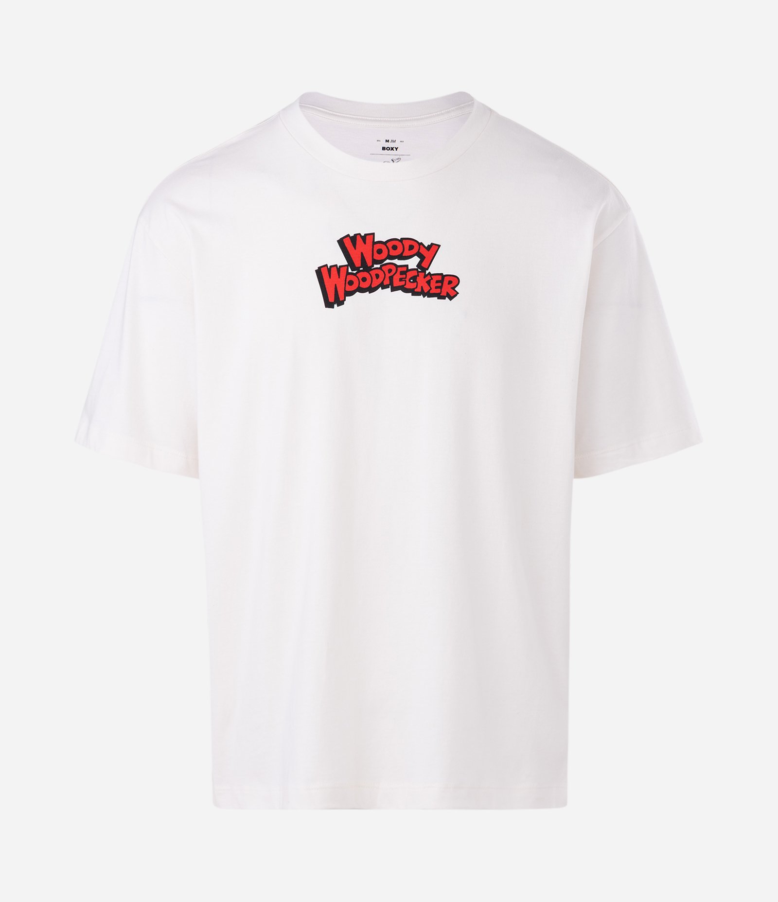 Camiseta Boxy em Algodão com Estampa do Pica-Pau Branco 5
