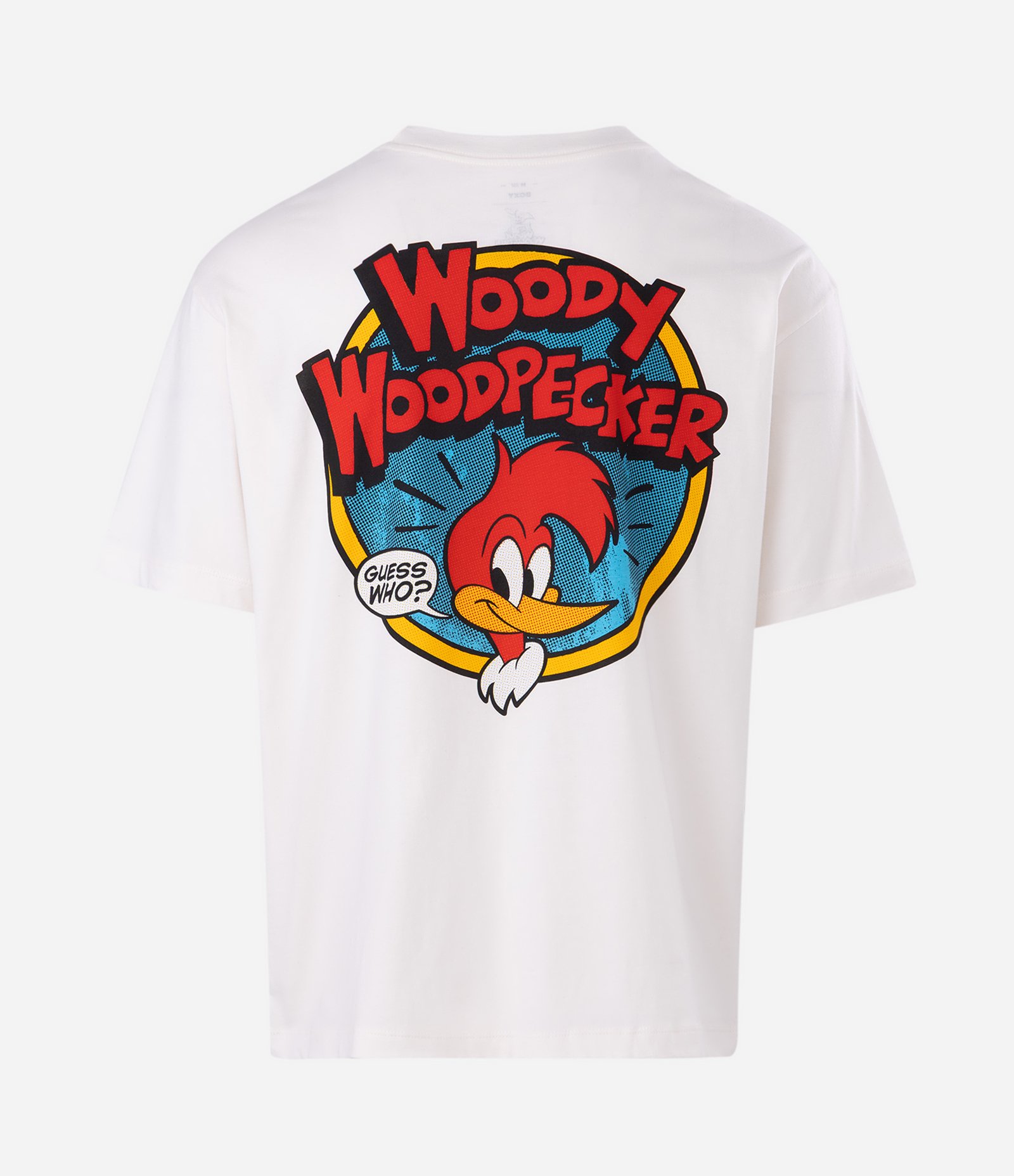 Camiseta Boxy em Algodão com Estampa do Pica-Pau Branco 6