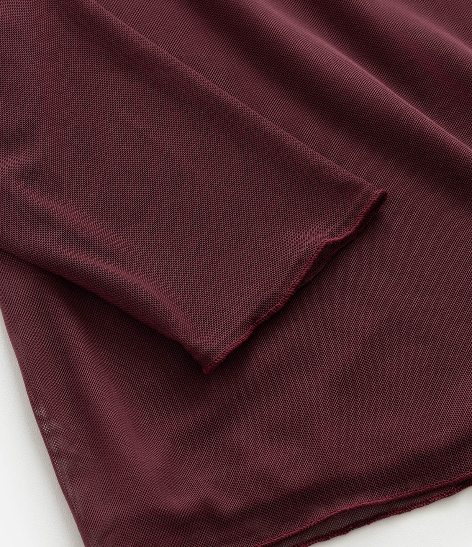 Blusa em Tule com Regata Curve e Plus Size Vinho 8