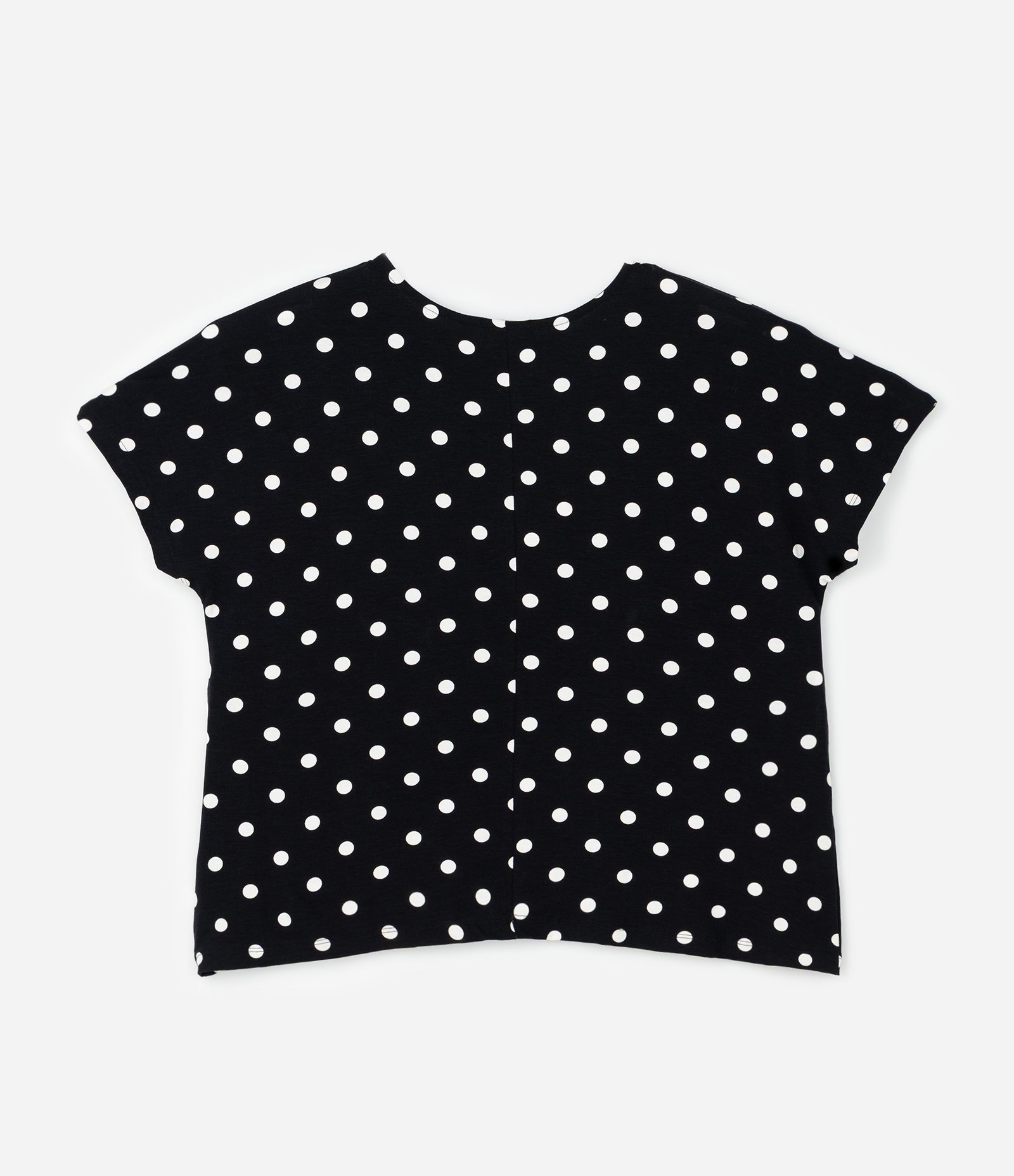 Blusa em Viscolycra com Estampa Poá Preto 2