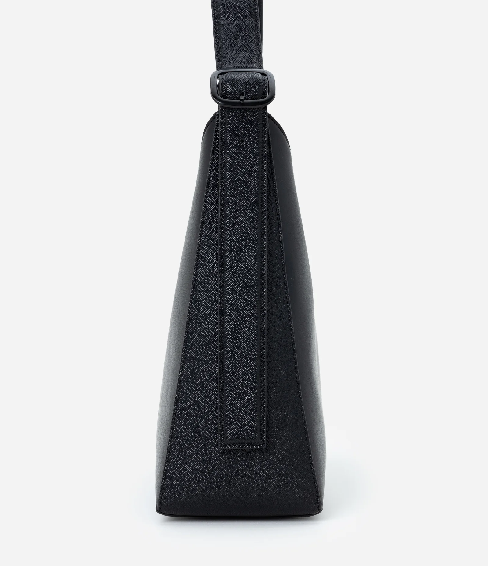 Bolsa Grande em PU com Alça Ajustável Preto 2