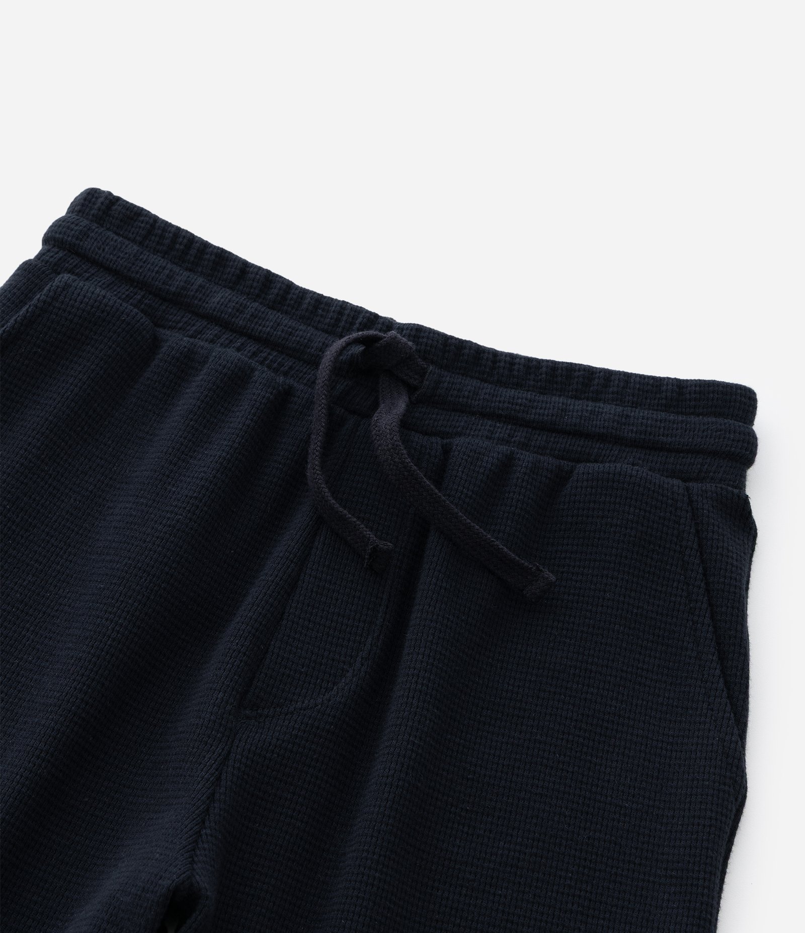 Bermuda Infantil com Textura Waffle - Tam 5 a 14 Anos Preto 5