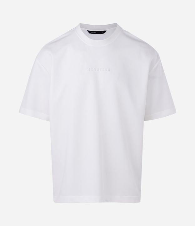 Camiseta Malha Pesada Tech Com Bordado Frontal