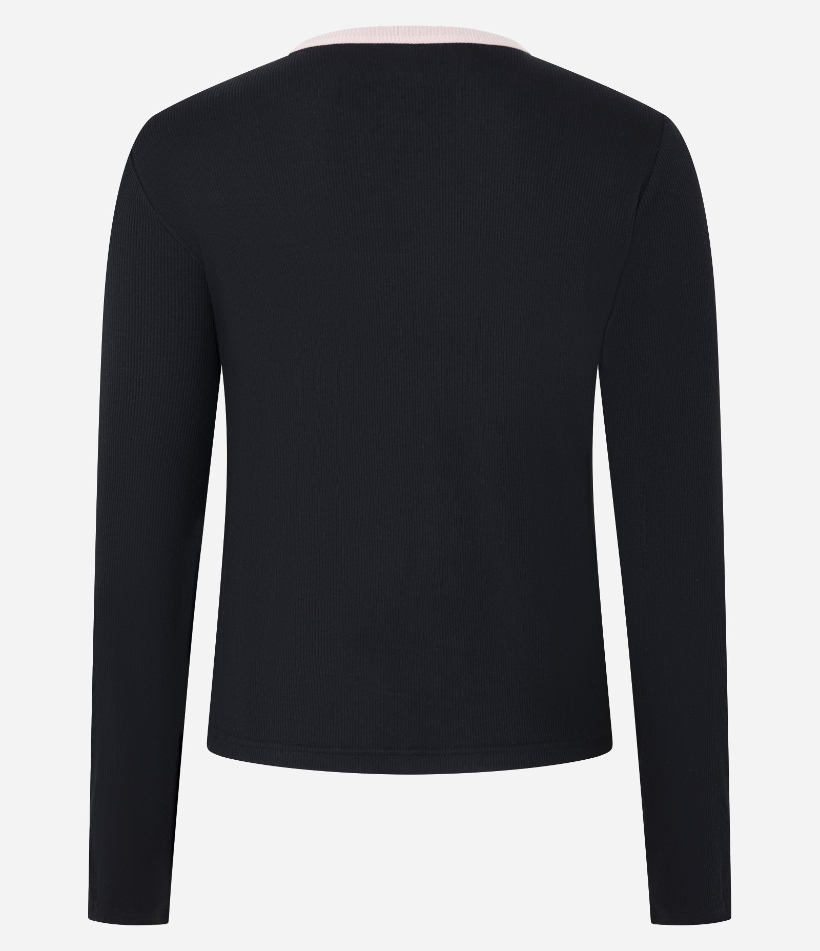 Blusa de Pijama em Ribana com Estampa Mickey Preto 3