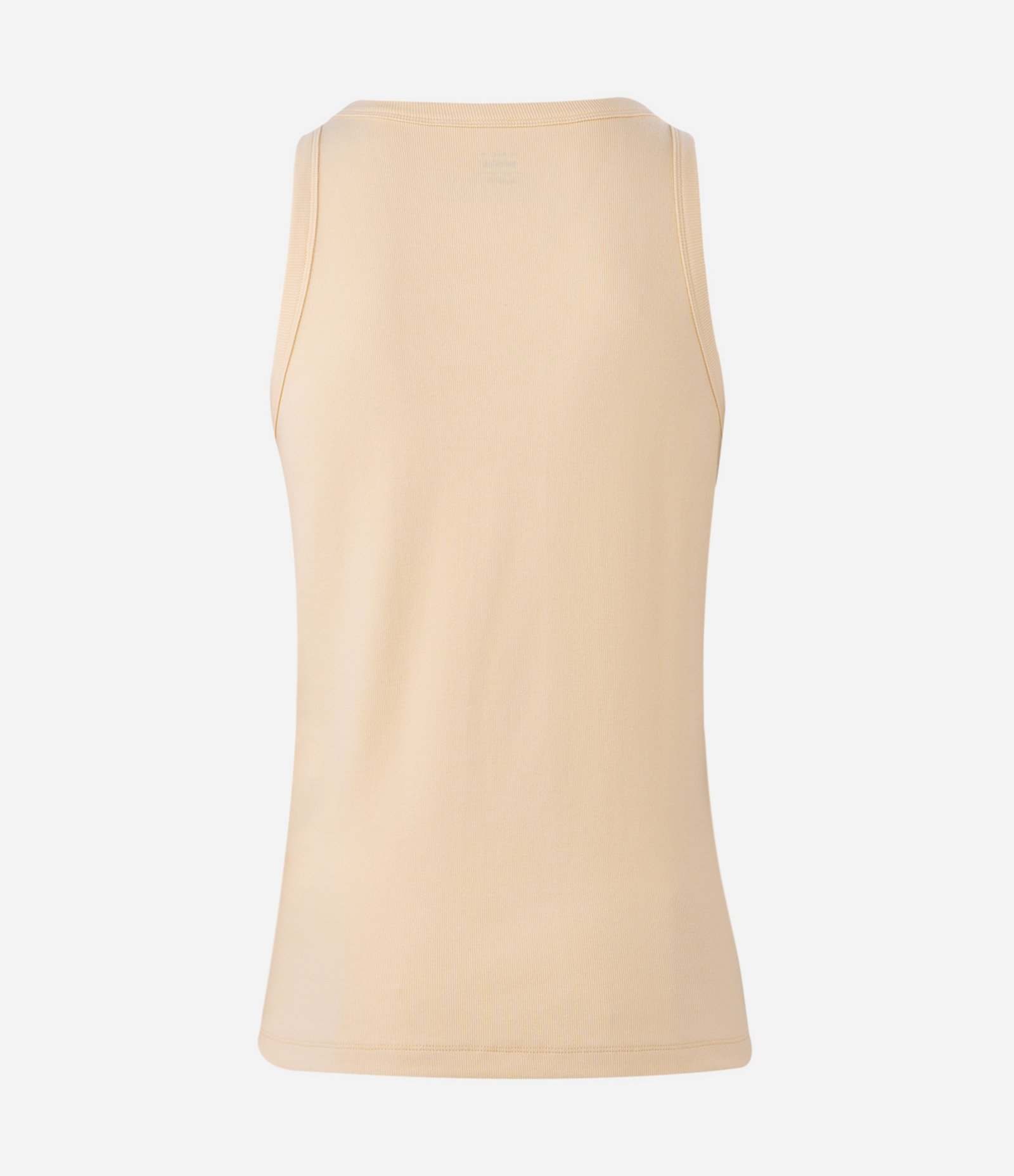 Regata Muscle com Bordado Bandeira do Brasil Bege 2