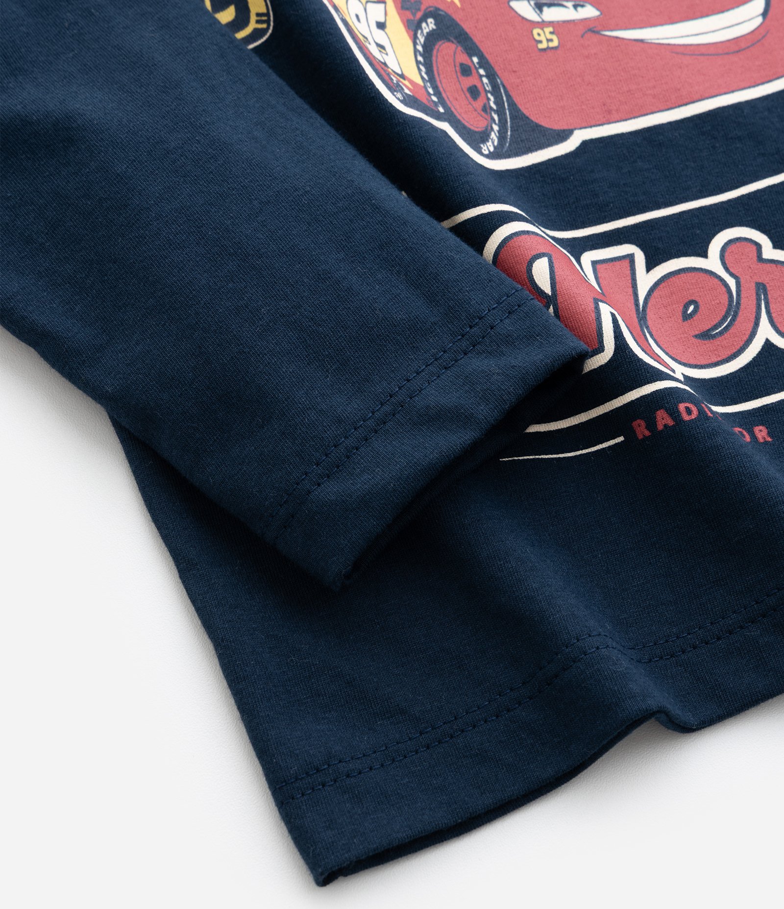Camiseta Infantil com Estampa Carros Relâmpago McQueen – Tam 2 a 6 Anos Azul Marinho 6