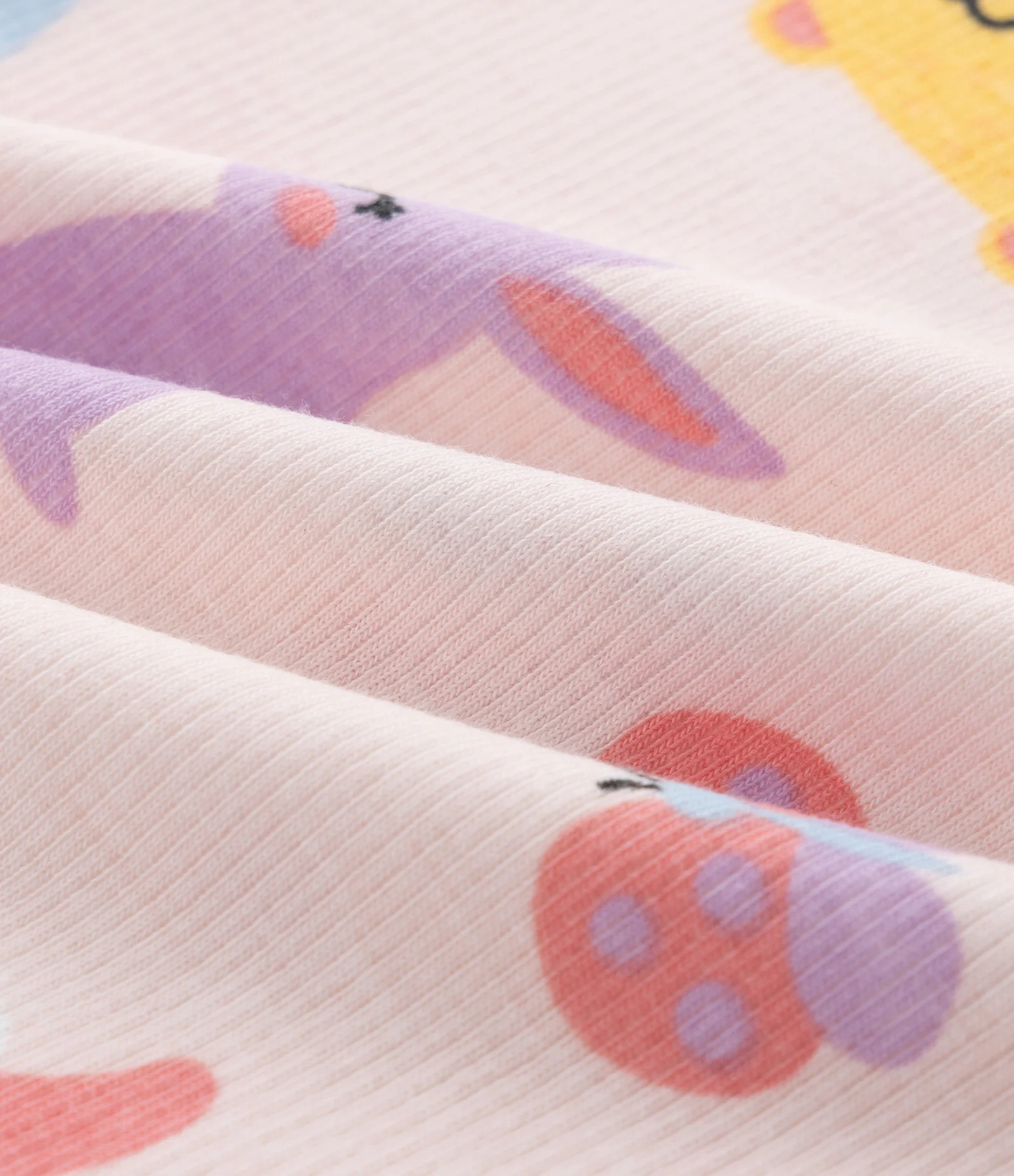 Pijama Infantil Longo com Estampa Animais – Tam 1 A 6 Anos Rosa Claro 9