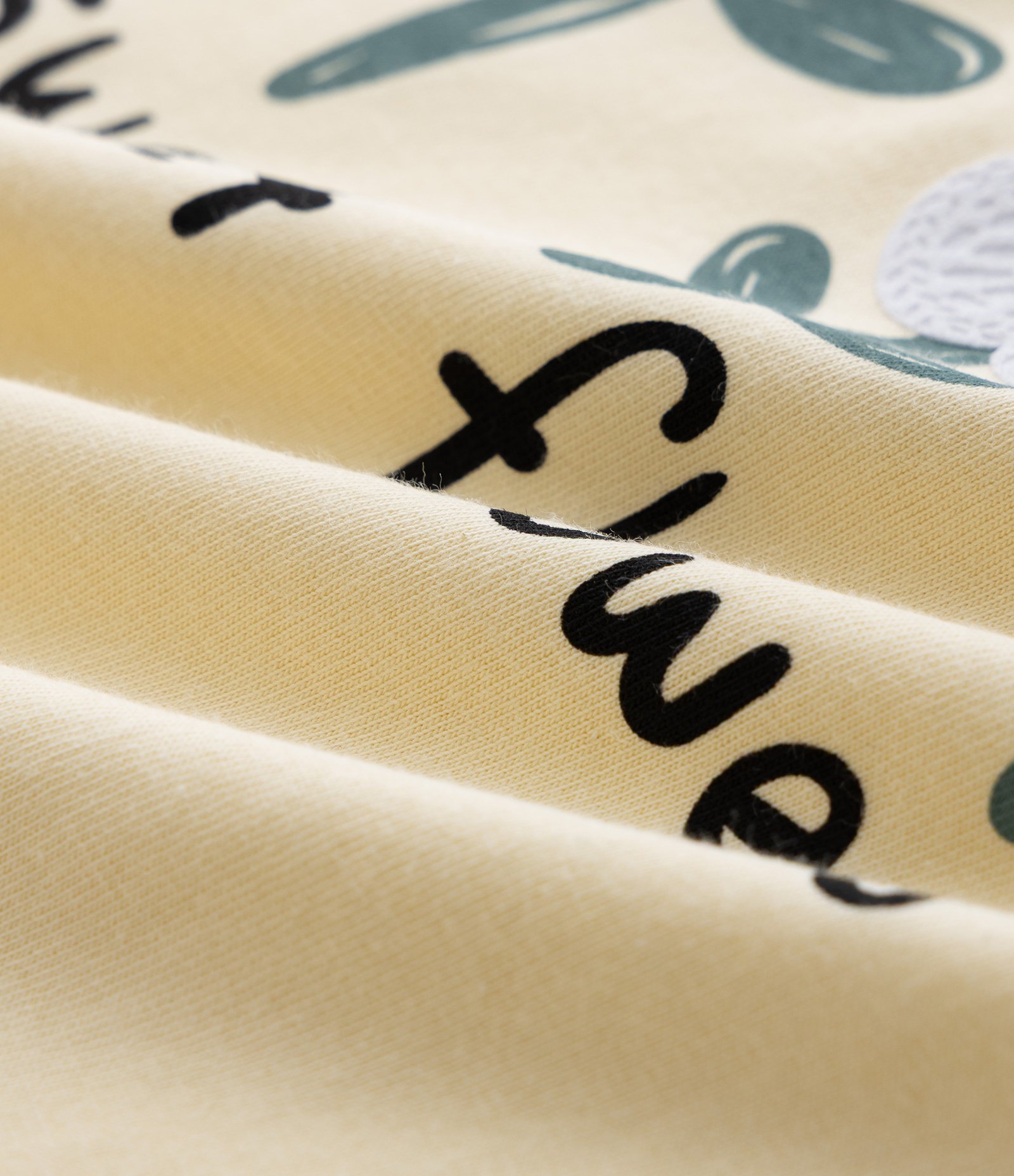 Pijama Infantil com Estampa de Abelhas e Flores – Tam 1 a 6 Anos Amarelo Claro 9