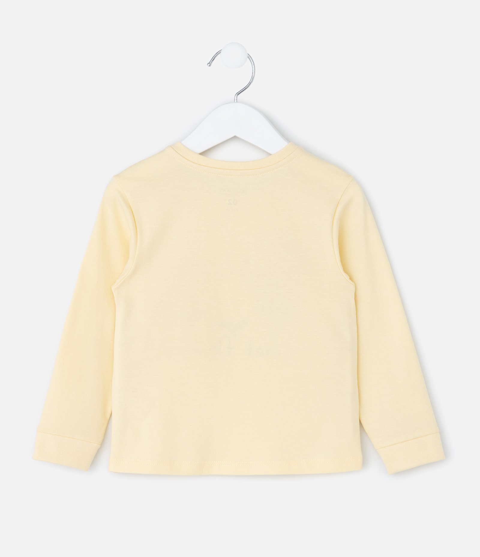 Pijama Infantil com Estampa de Abelhas e Flores – Tam 1 a 6 Anos Amarelo Claro 3