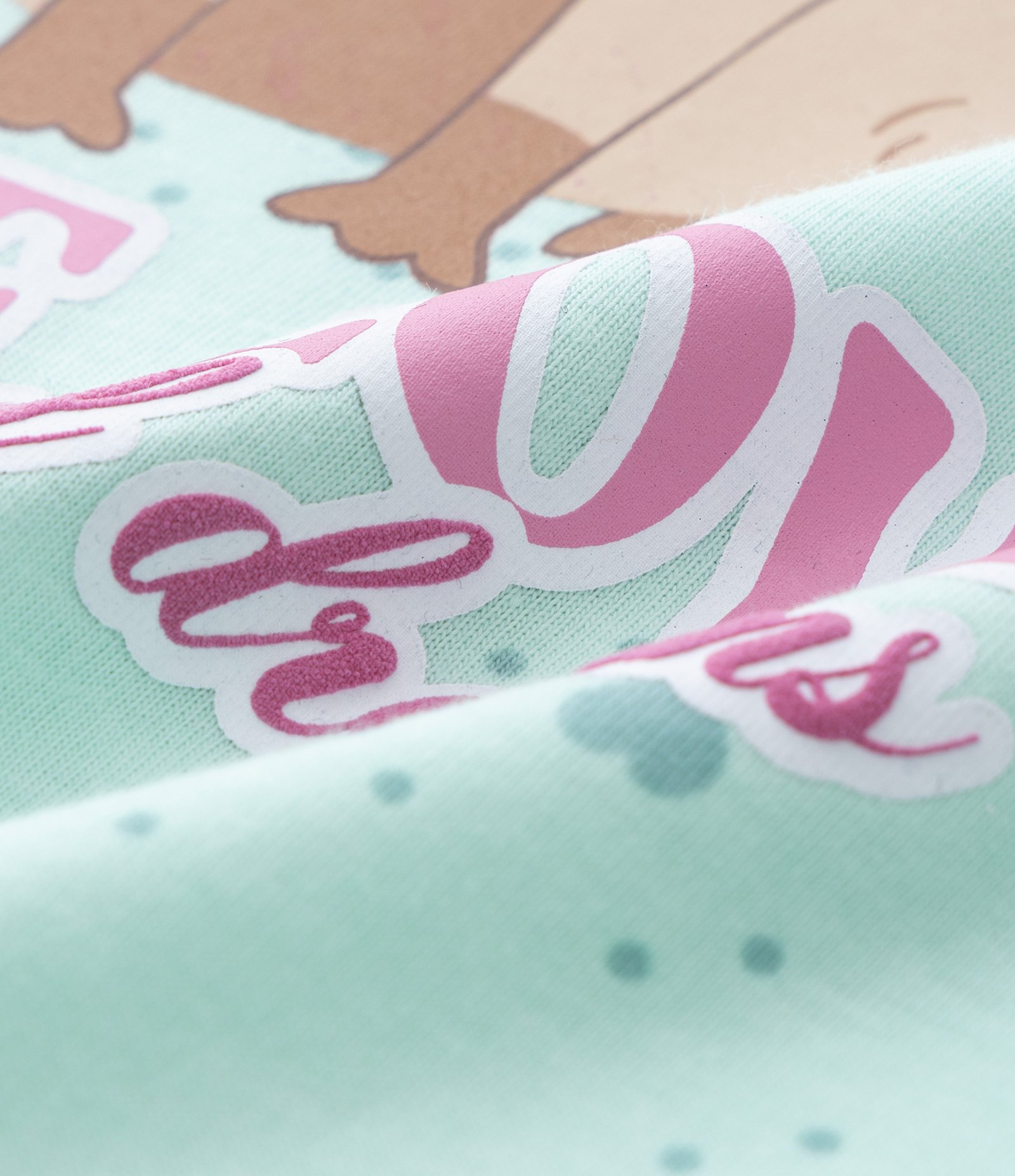 Camisola Infantil com Estampa Capivara – Tam 5 A 14 Anos Verde Menta 3