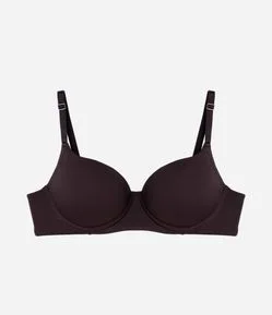 Sutiã Meia Taça em Microfibra com Bojo Oco