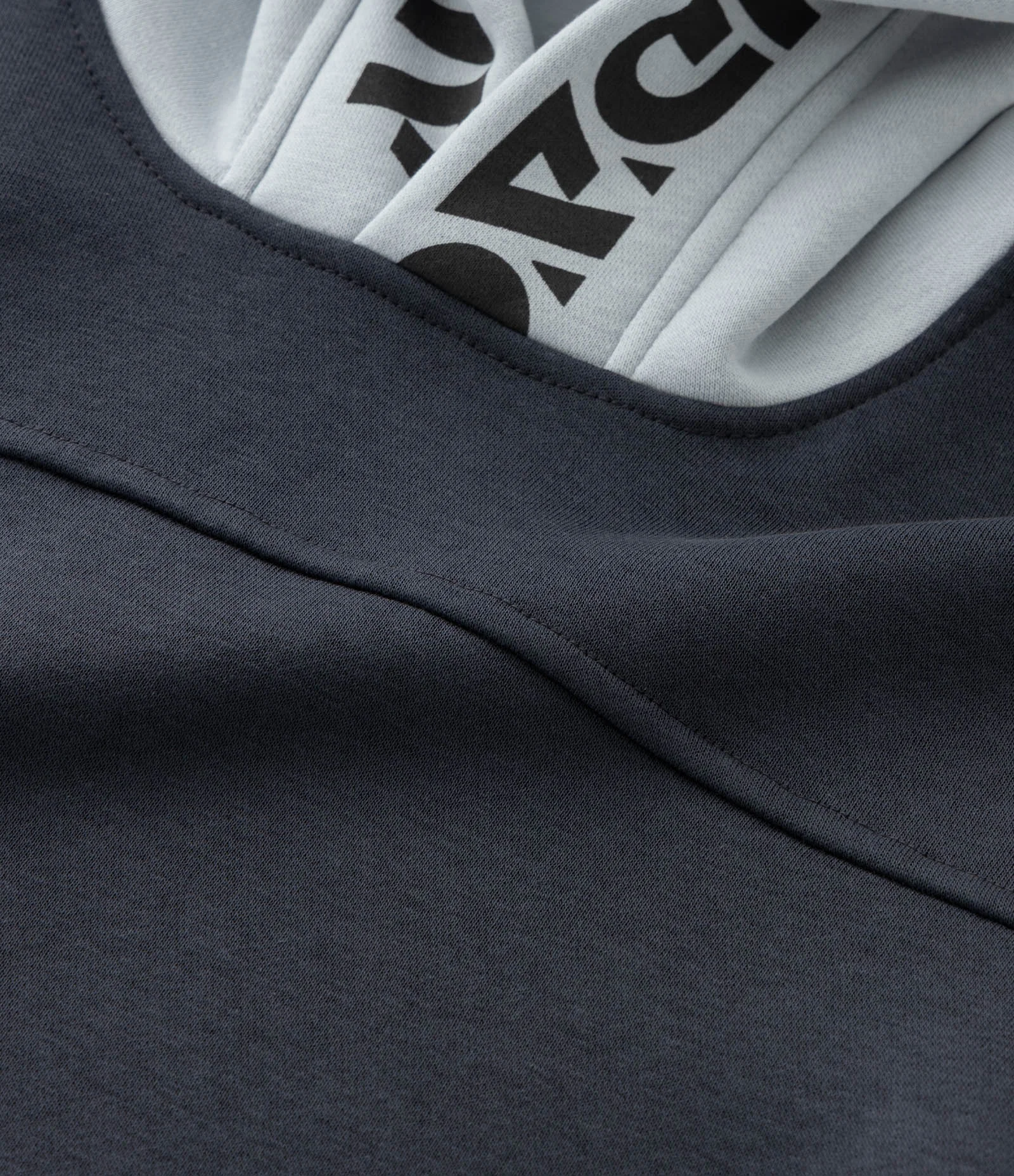 Casaco Infantil com Capuz e Recortes – Tam 5 a 14 Anos Cinza Grafite 3