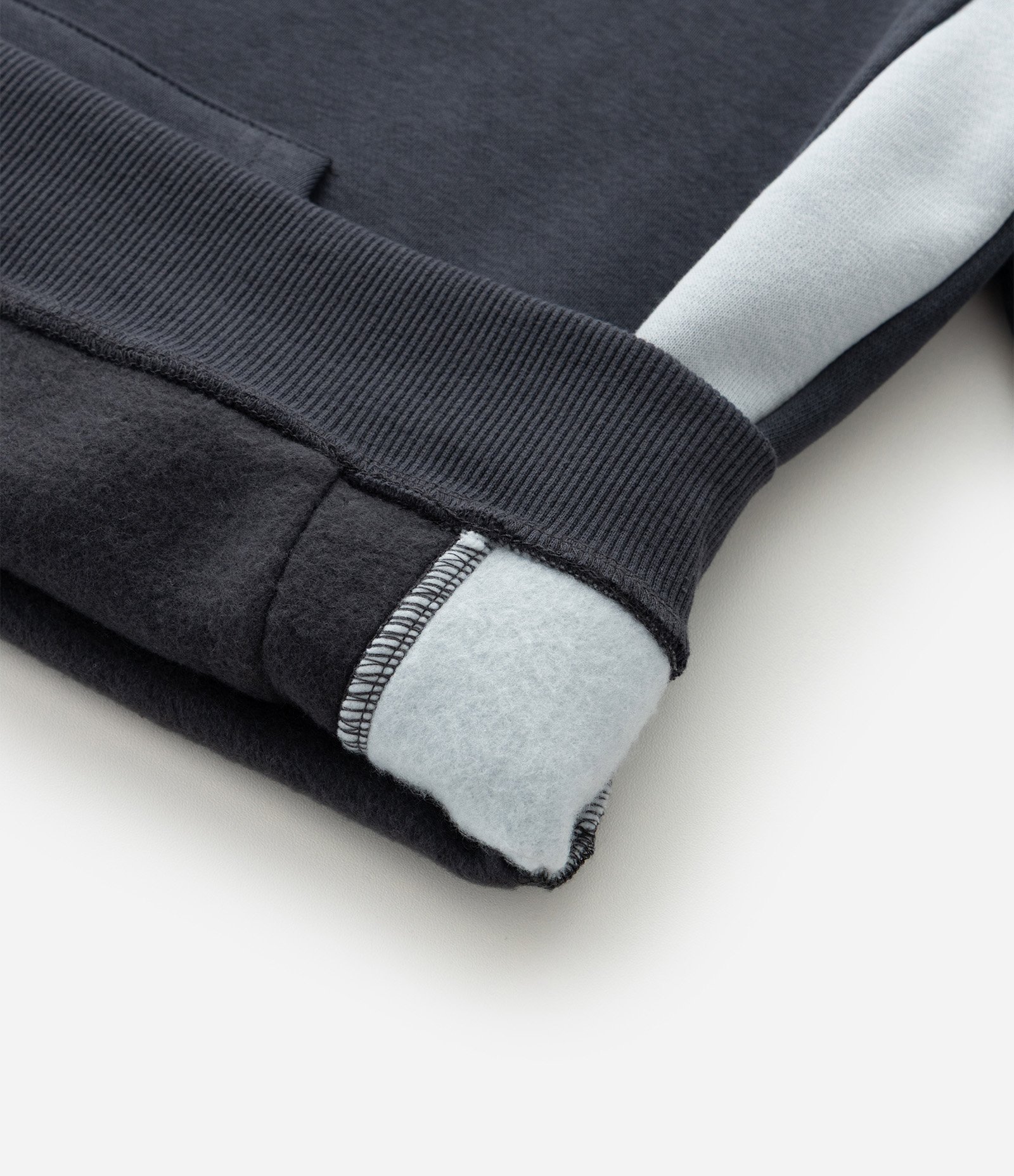 Casaco Infantil com Capuz e Recortes – Tam 5 a 14 Anos Cinza Grafite 7