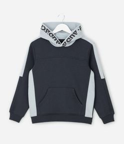 Casaco Infantil com Capuz e Recortes – Tam 5 a 14 Anos